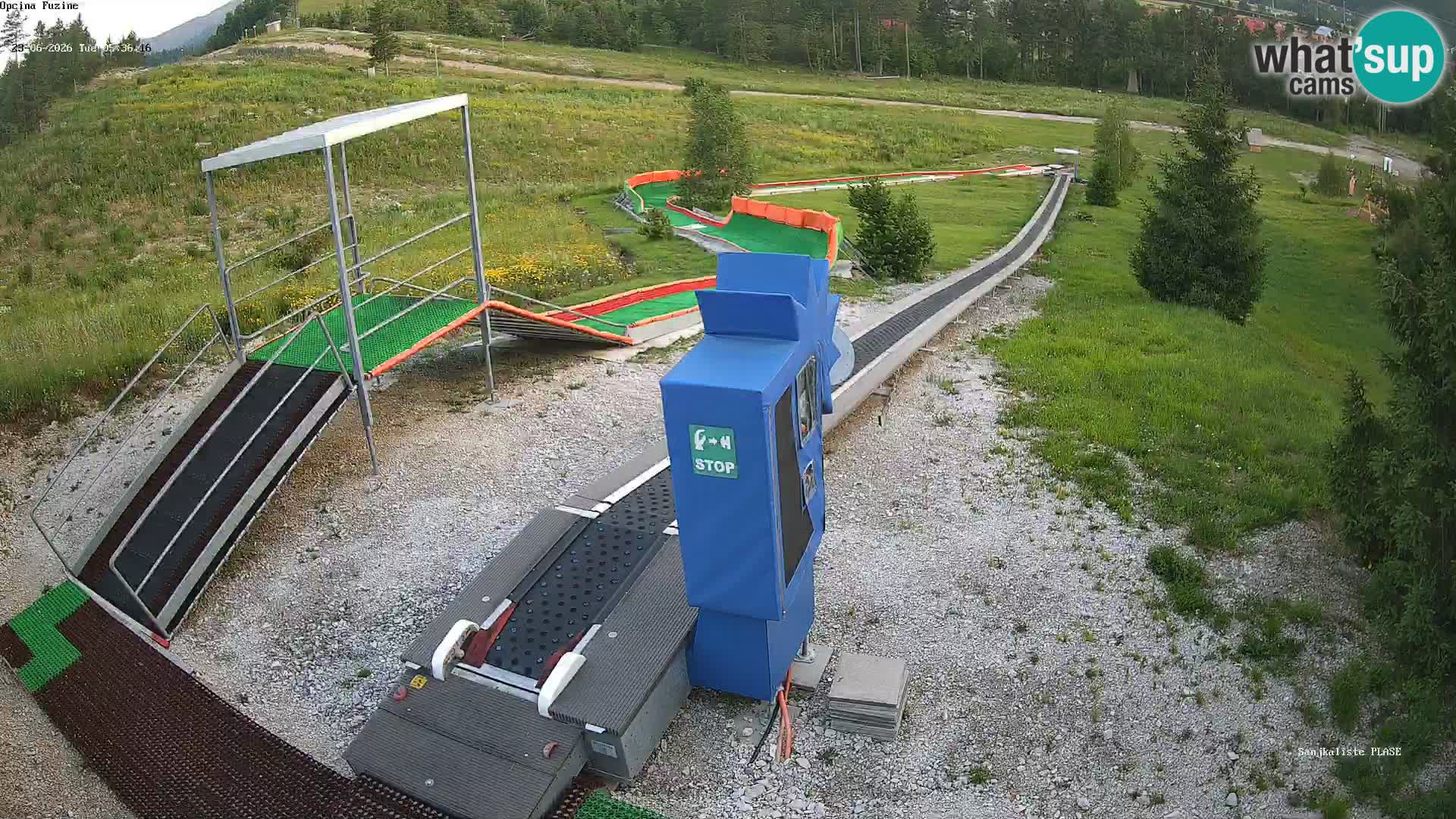 Spletna kamera v živo Sankališče Fužine – Hrvaška