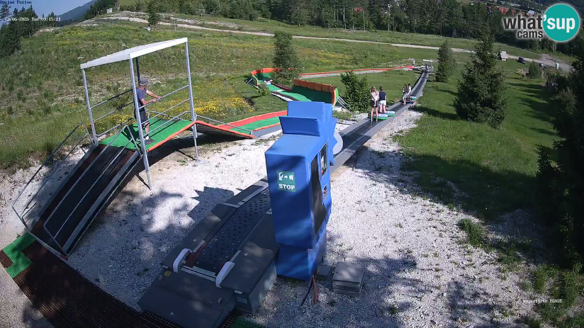 Spletna kamera v živo Sankališče Fužine – Hrvaška