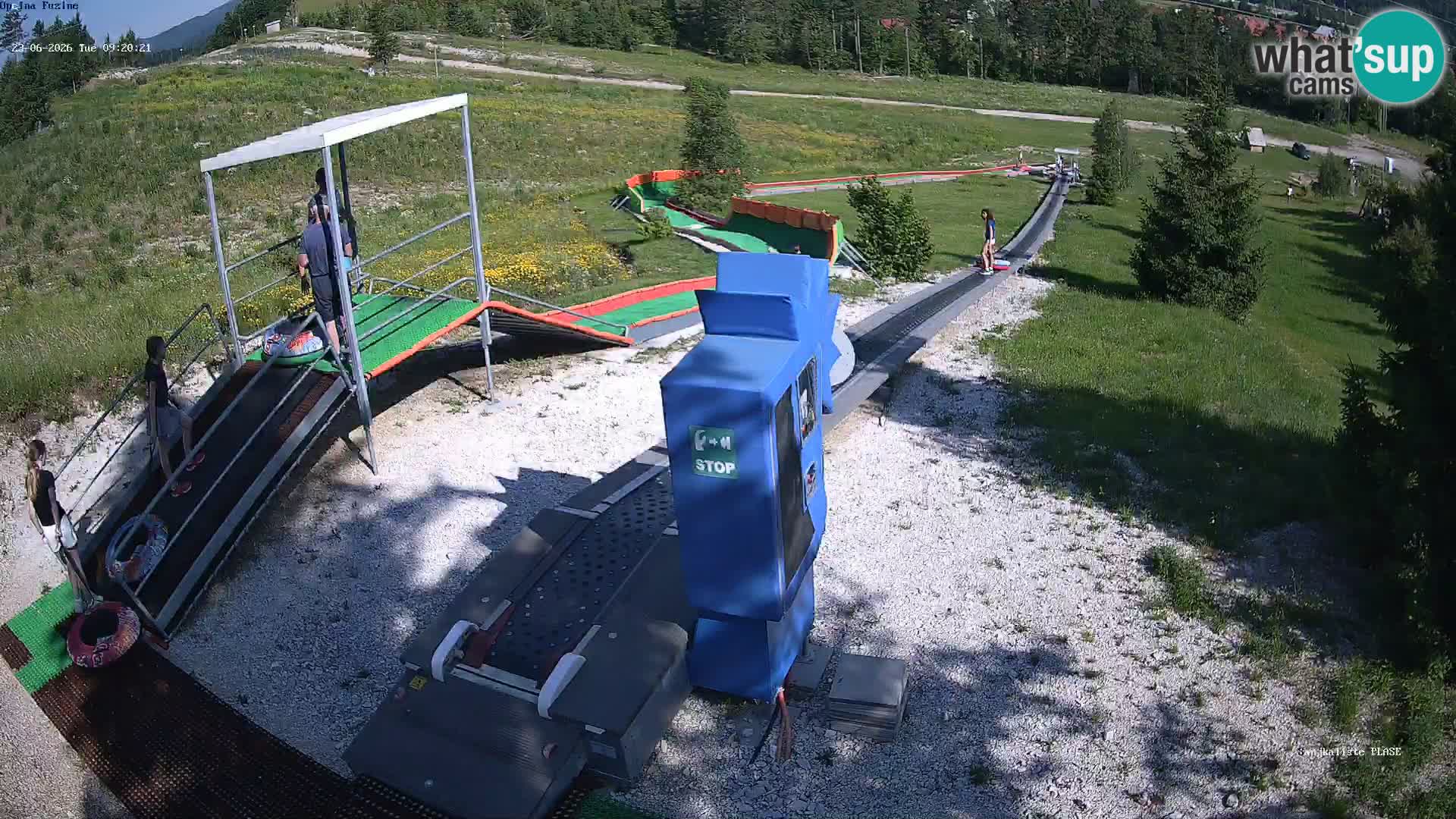 Live webcam Pista da slittino Fužine – Croazia