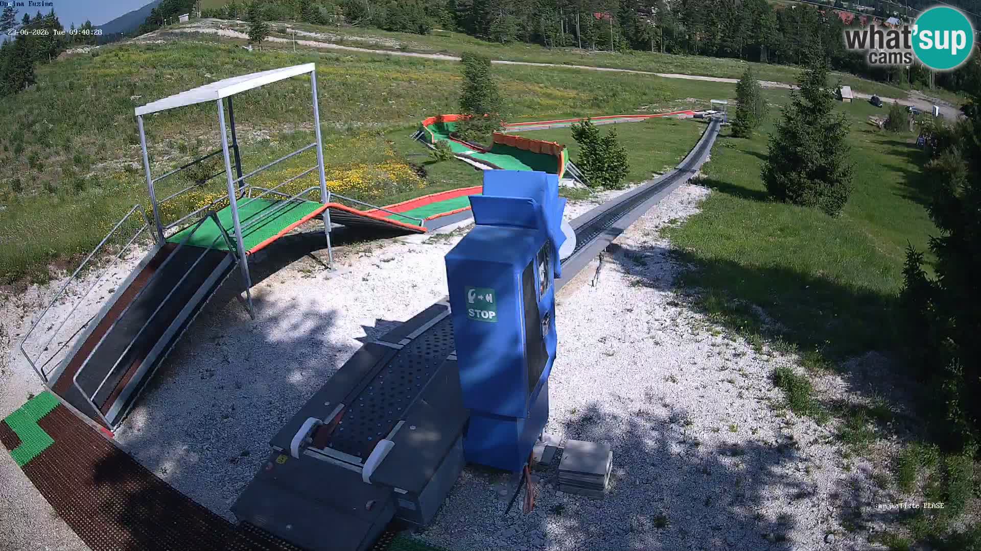 Webcam en direct Piste de luge de Fužine – Croatie