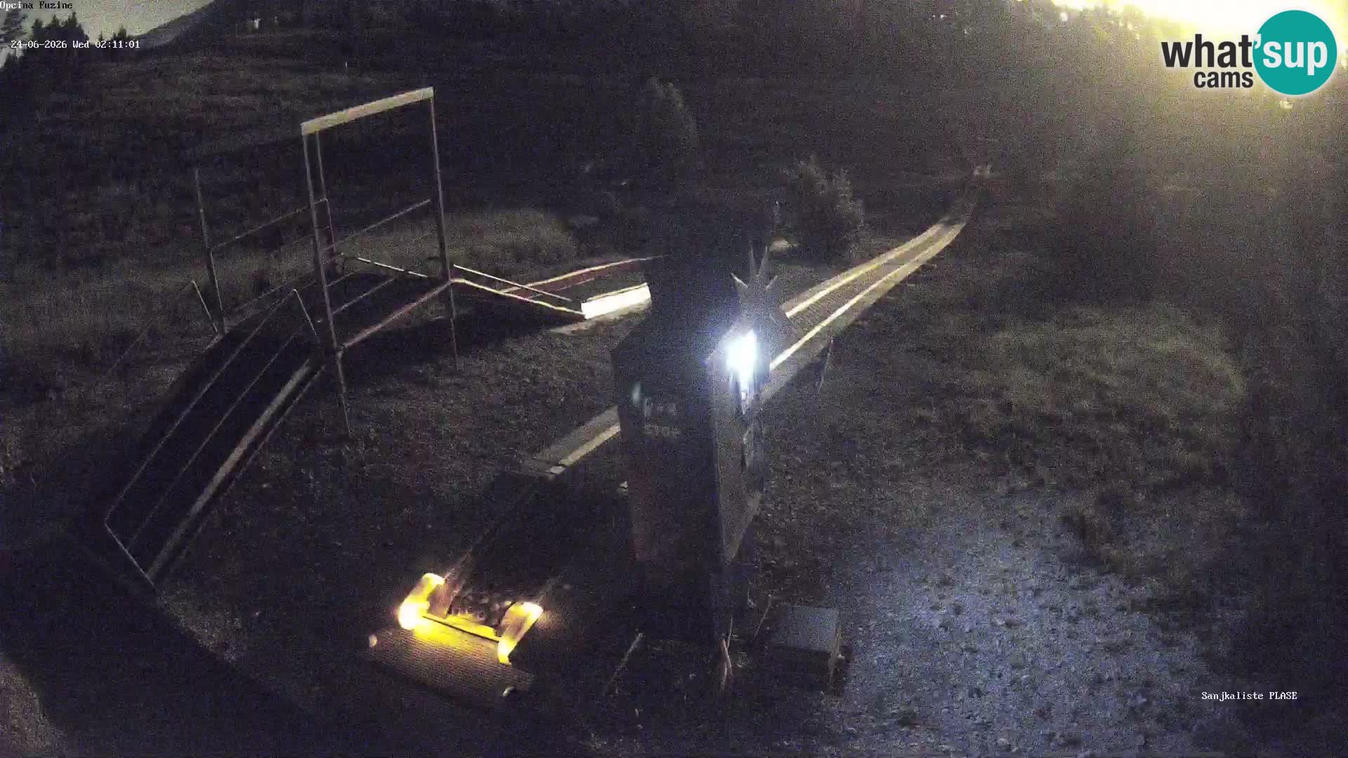 Webcam en direct Piste de luge de Fužine – Croatie