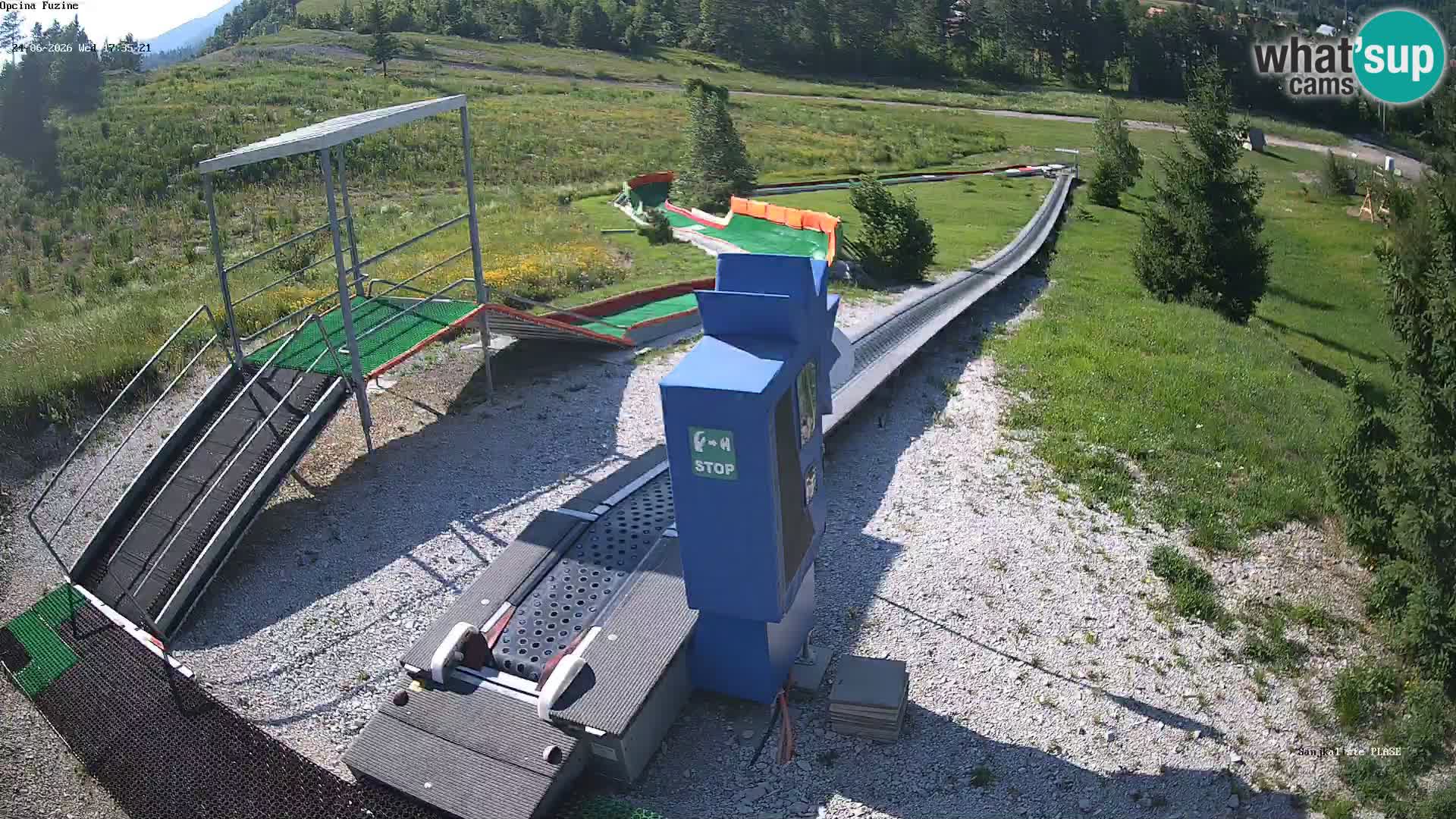 Live Webcam Rodelbahn Fužine – Kroatien