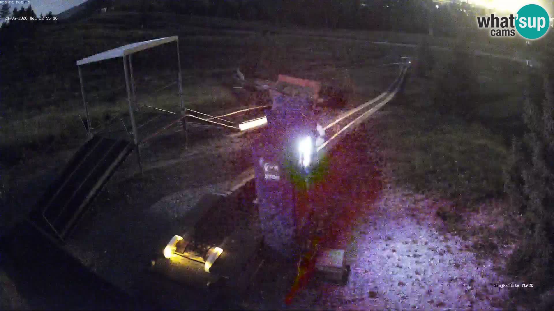 Webcam en direct Piste de luge de Fužine – Croatie