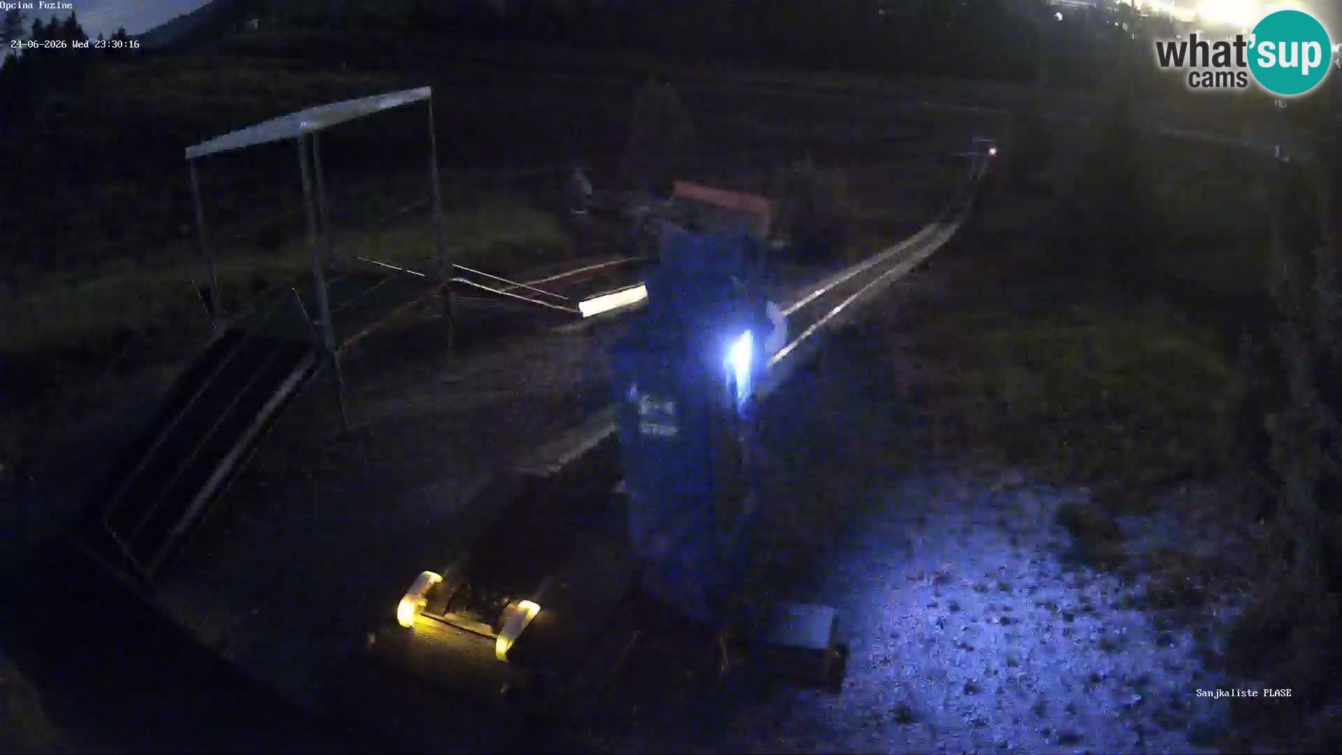 Live webcam Fužine toboggan run – Croatia