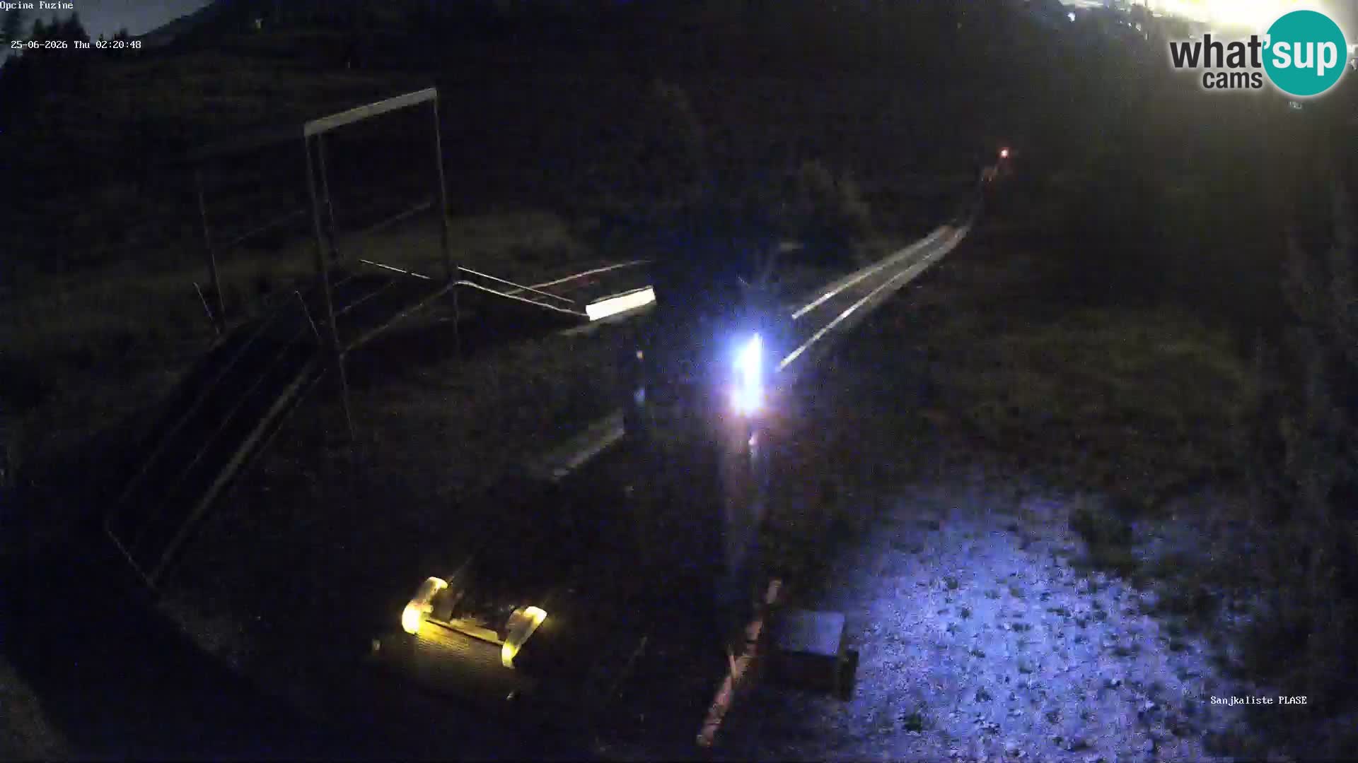 Live webcam Fužine toboggan run – Croatia
