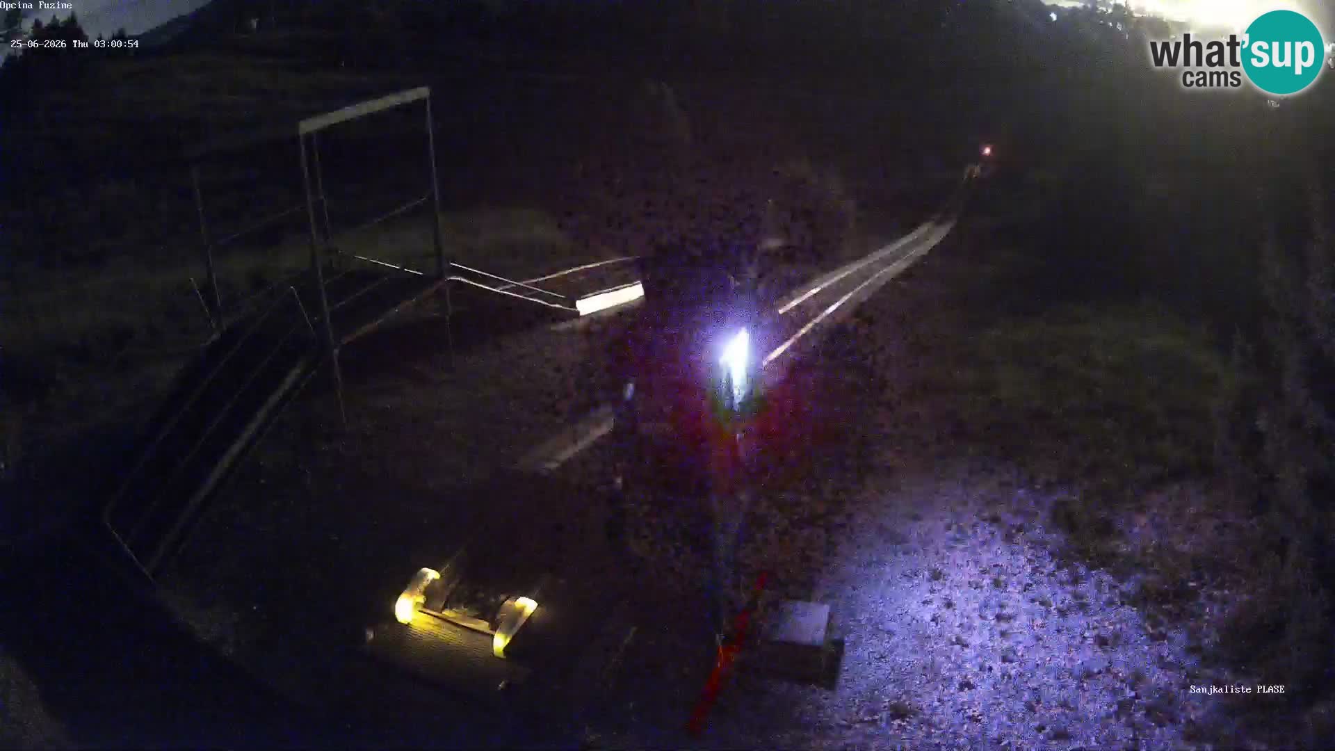 Webcam en direct Piste de luge de Fužine – Croatie