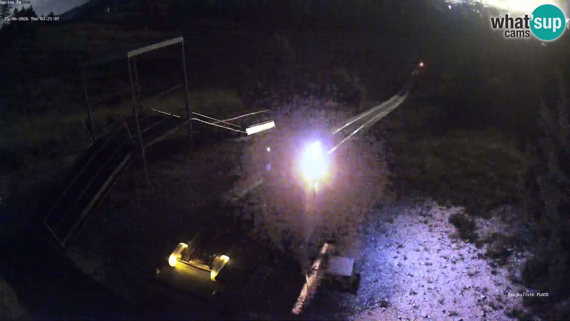 Live webcam Fužine toboggan run – Croatia