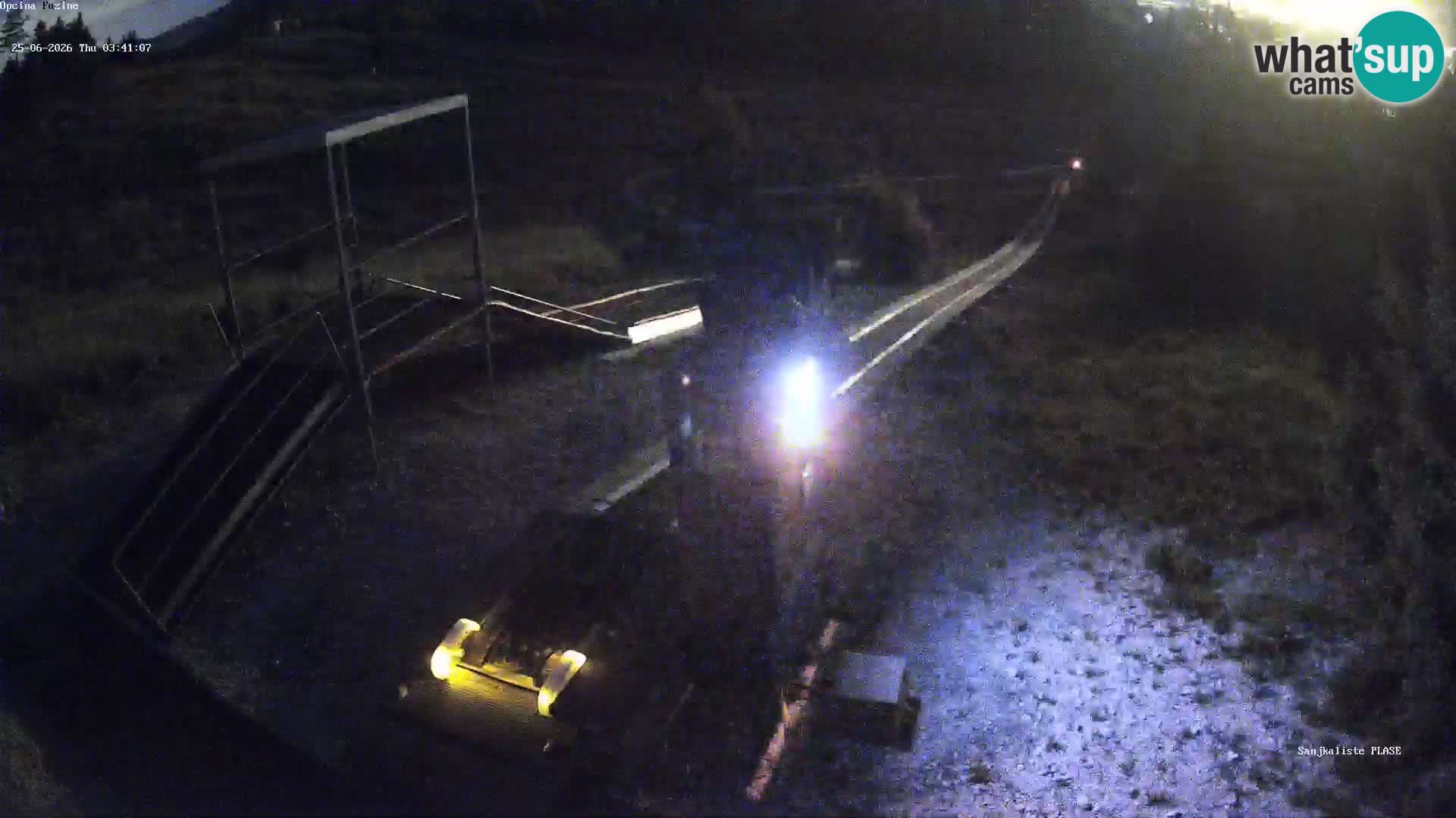 Webcam en direct Piste de luge de Fužine – Croatie