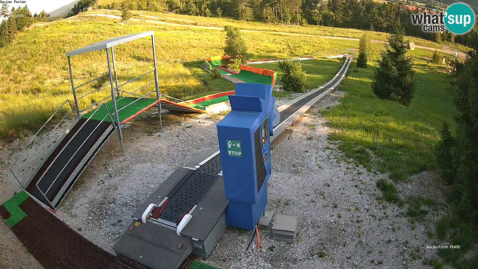 Live Webcam Rodelbahn Fužine – Kroatien
