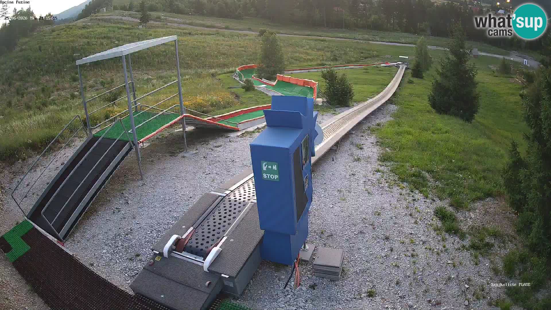 Live Webcam Rodelbahn Fužine – Kroatien