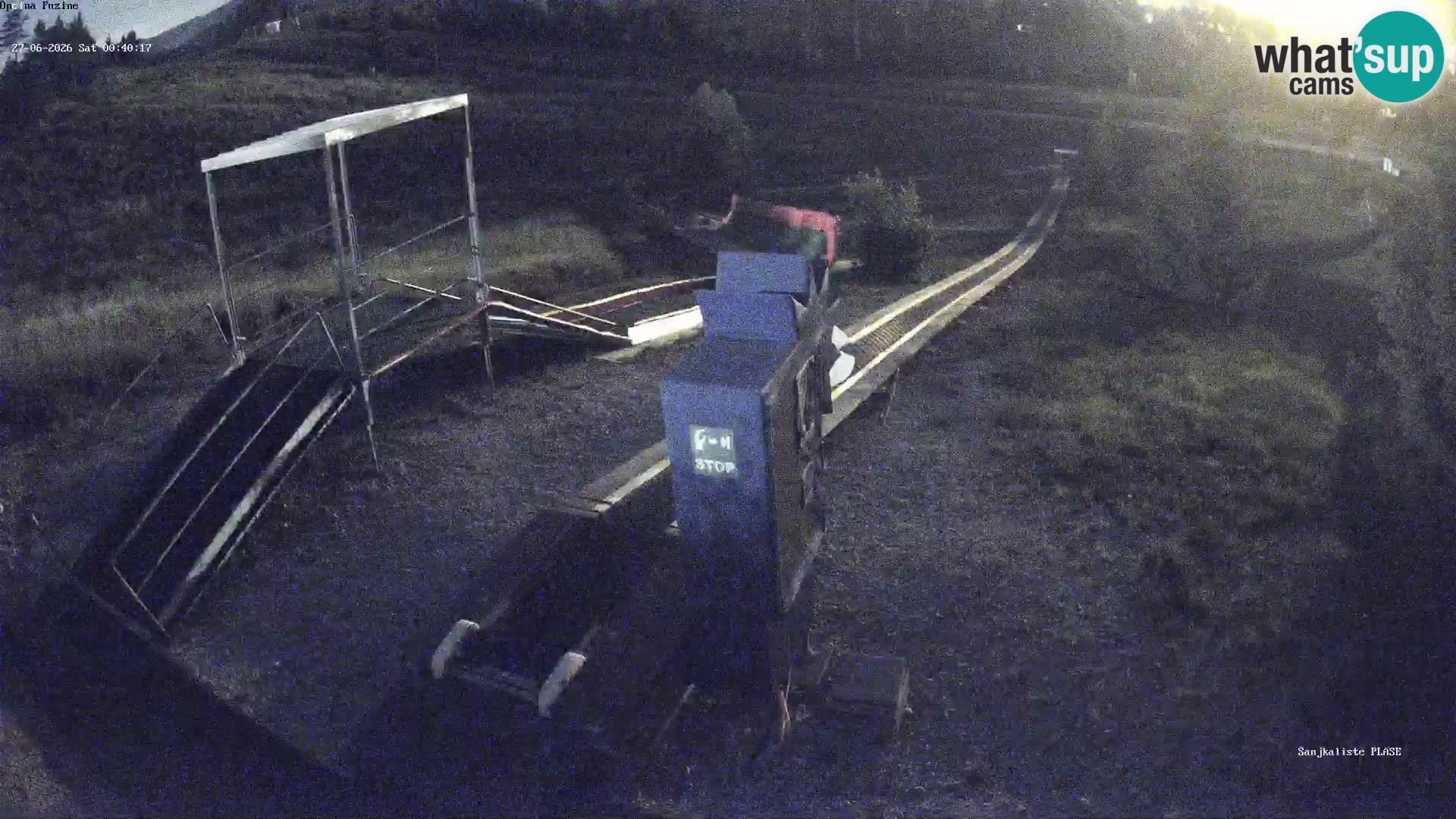 Webcam en direct Piste de luge de Fužine – Croatie