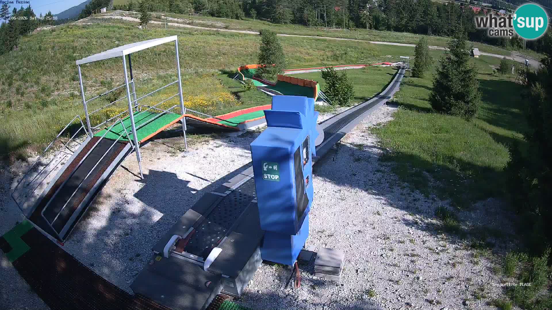 Spletna kamera v živo Sankališče Fužine – Hrvaška