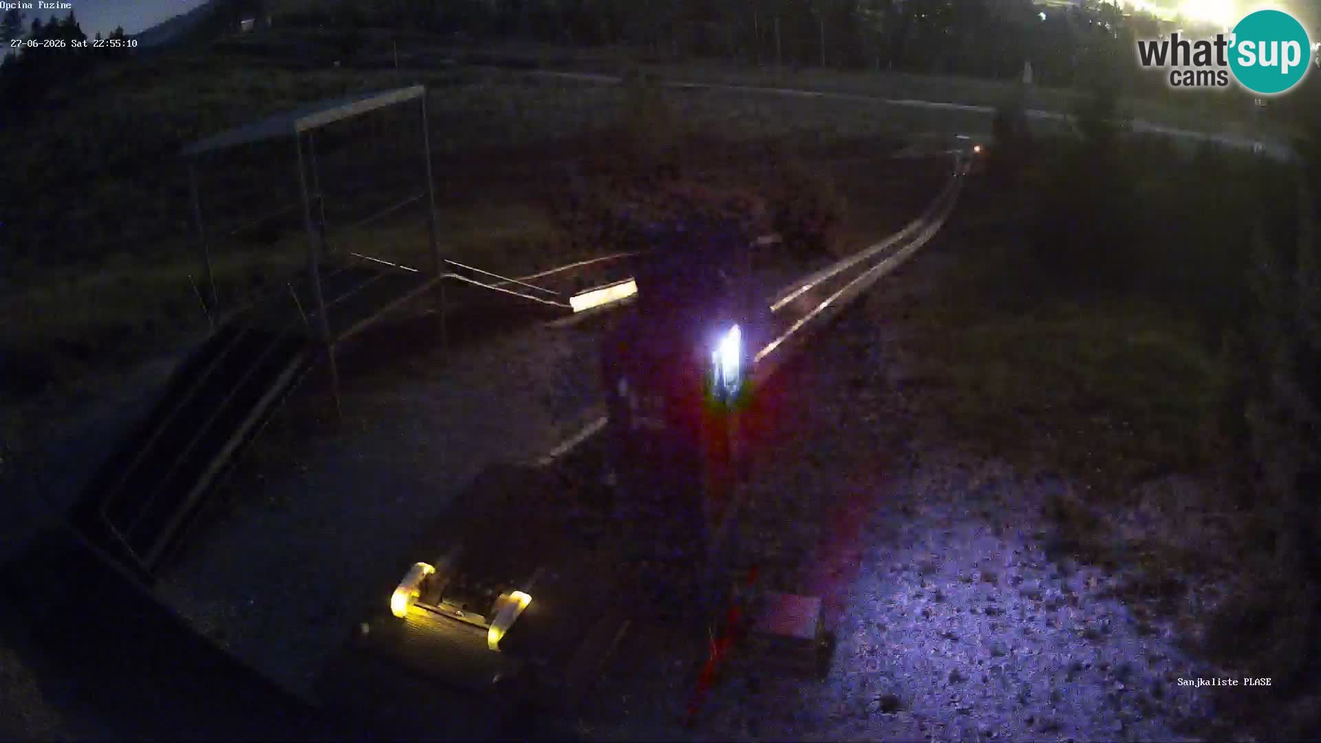 Live webcam Pista da slittino Fužine – Croazia