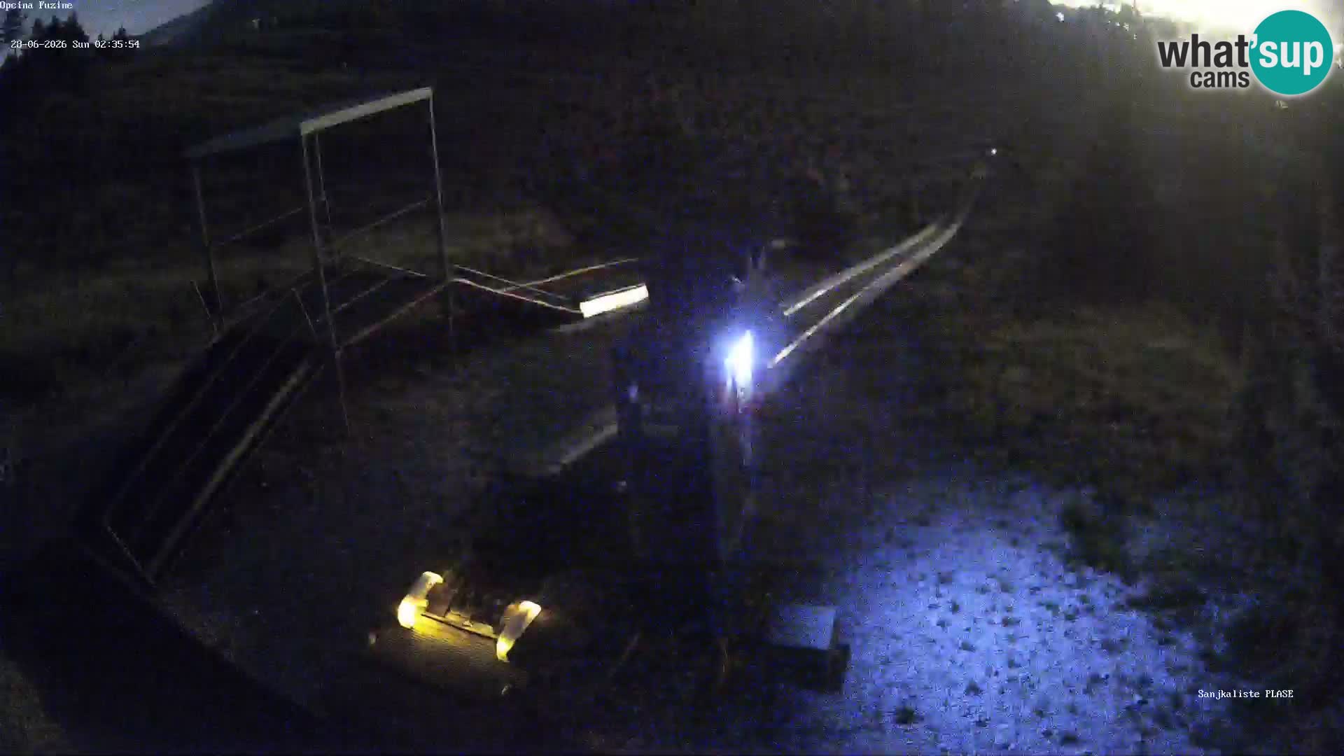 Webcam en direct Piste de luge de Fužine – Croatie