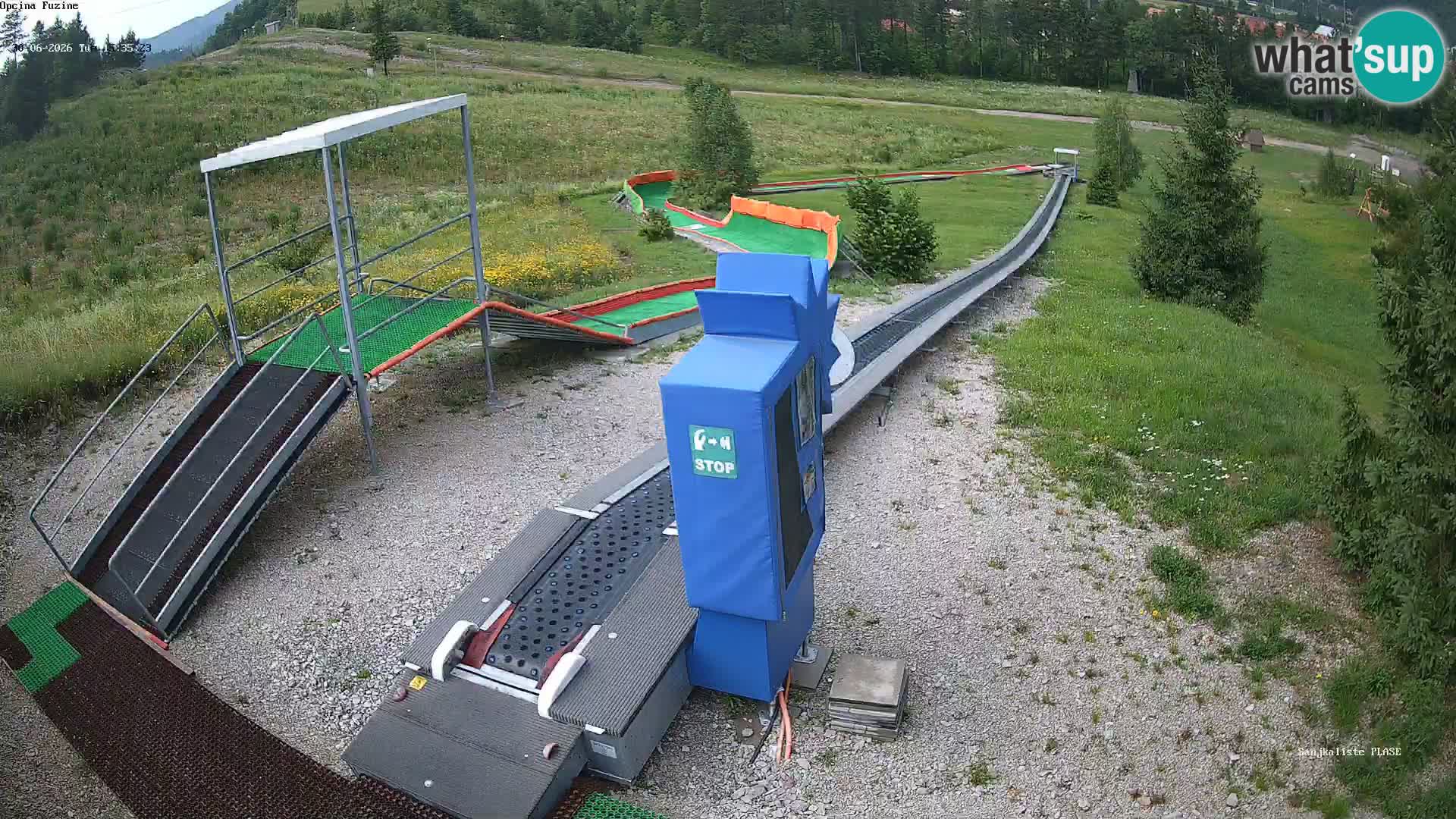 Webcam en vivo Pista de trineo Fužine – Croacia