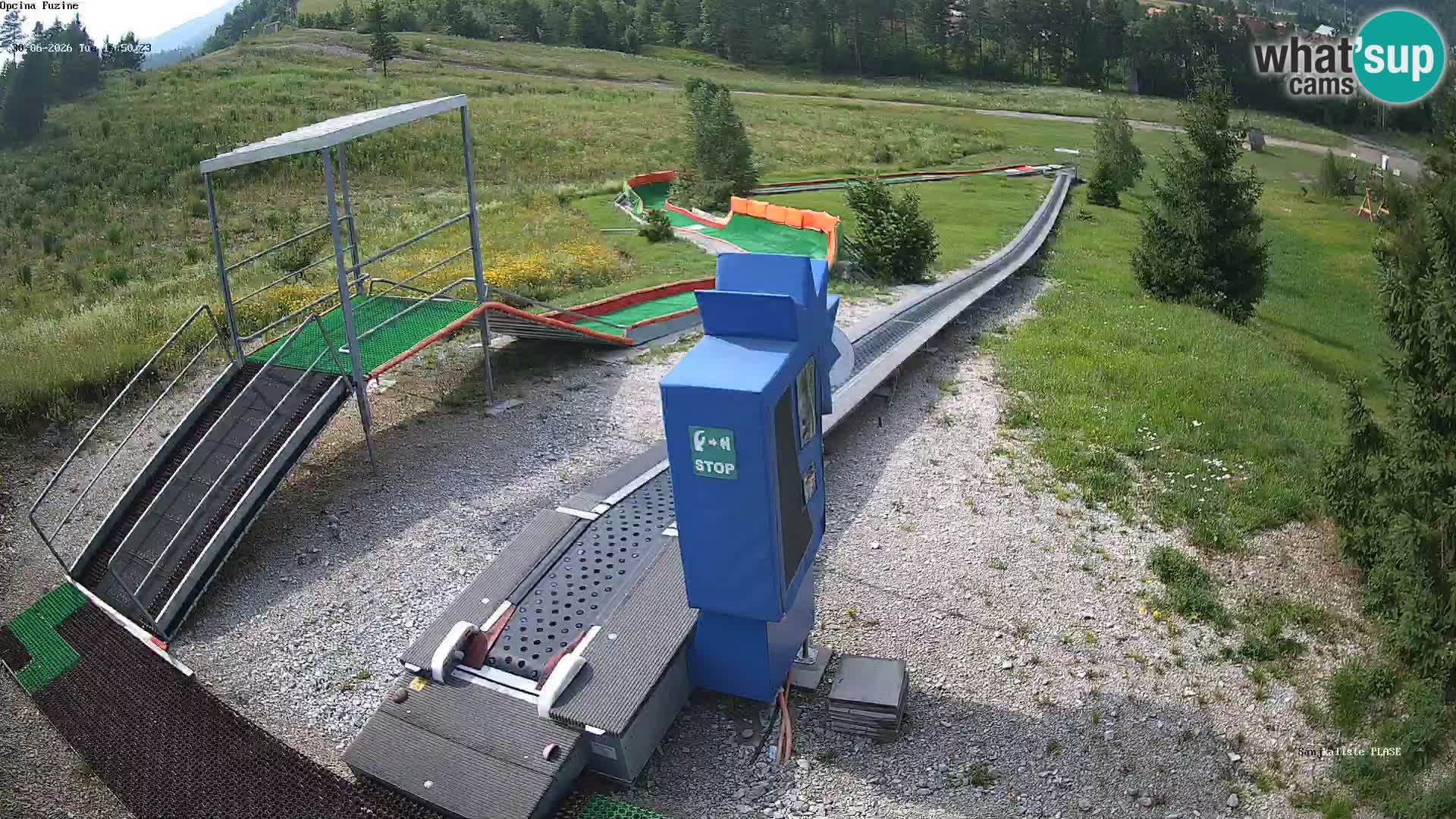Webcam en direct Piste de luge de Fužine – Croatie