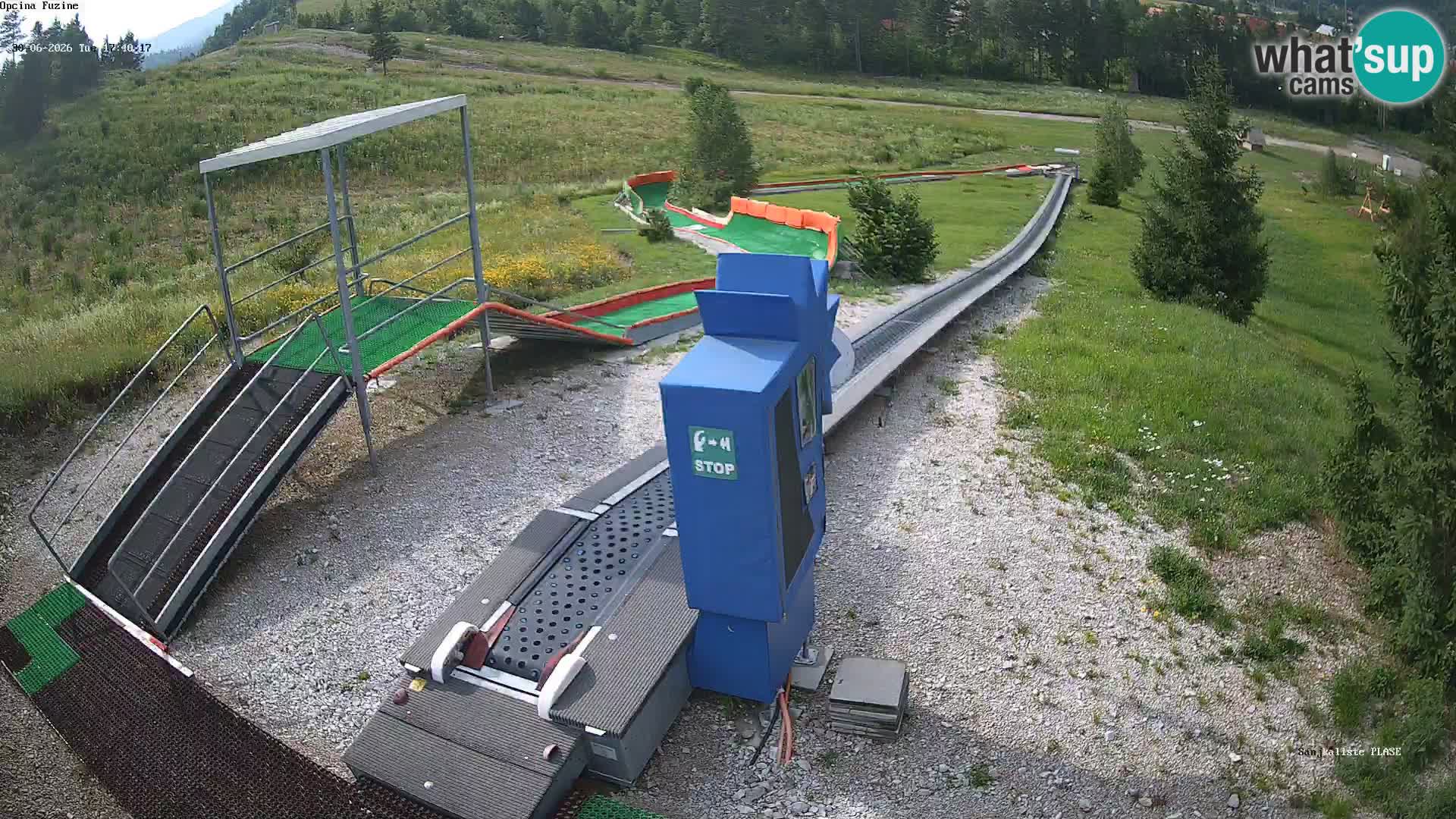 Webcam en vivo Pista de trineo Fužine – Croacia