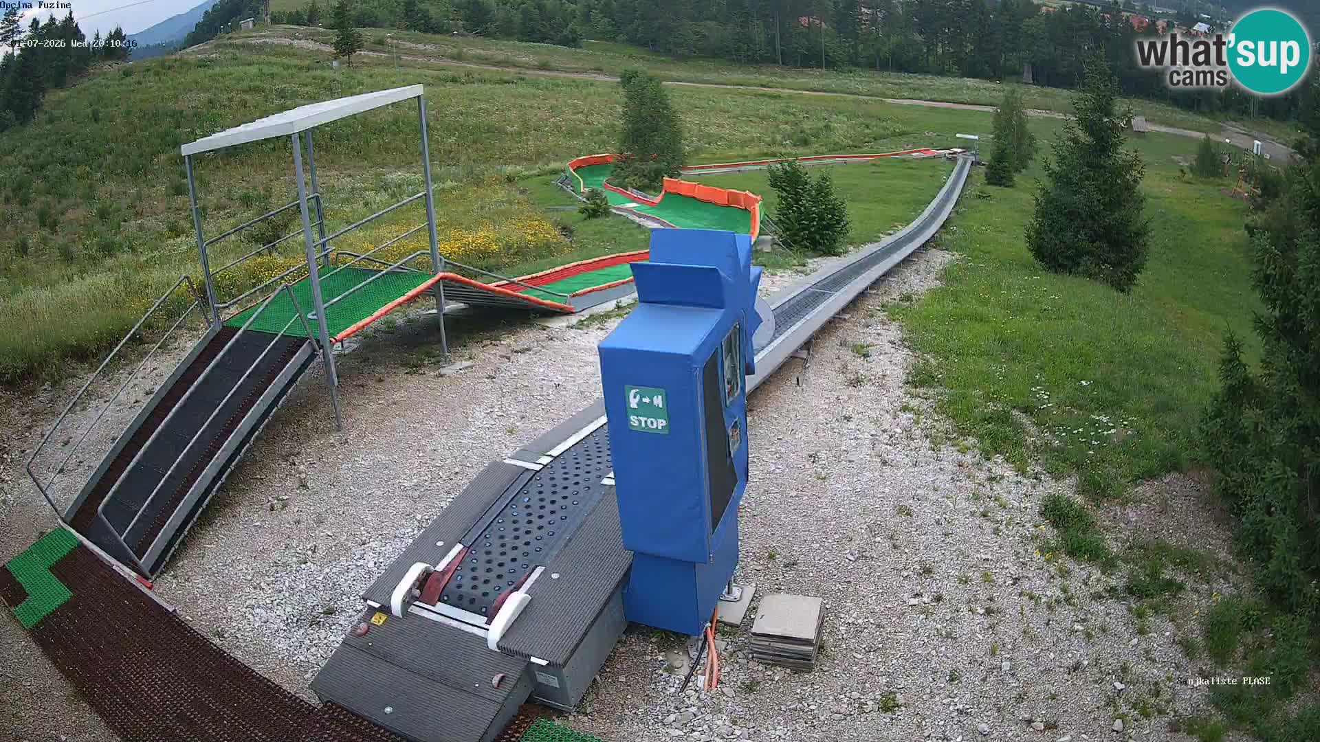 Webcam en vivo Pista de trineo Fužine – Croacia