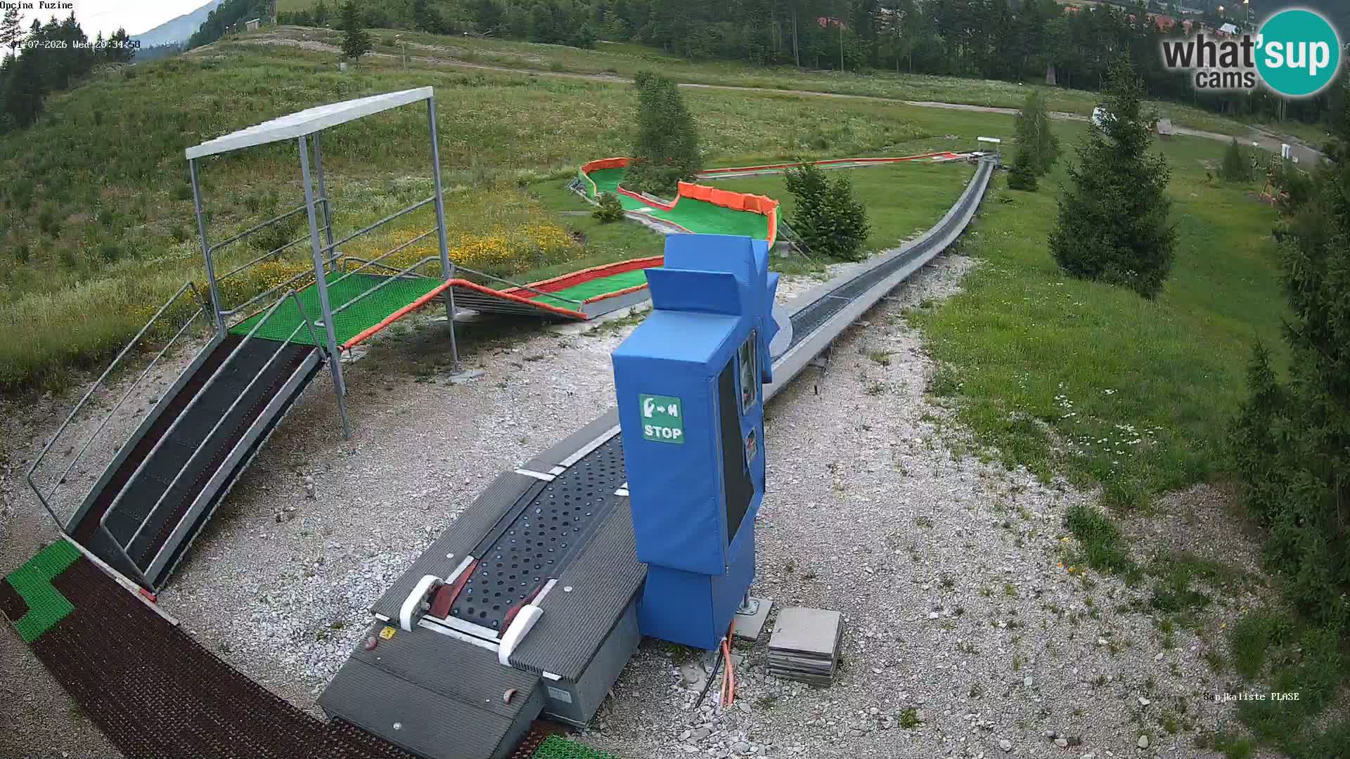 Webcam en vivo Pista de trineo Fužine – Croacia
