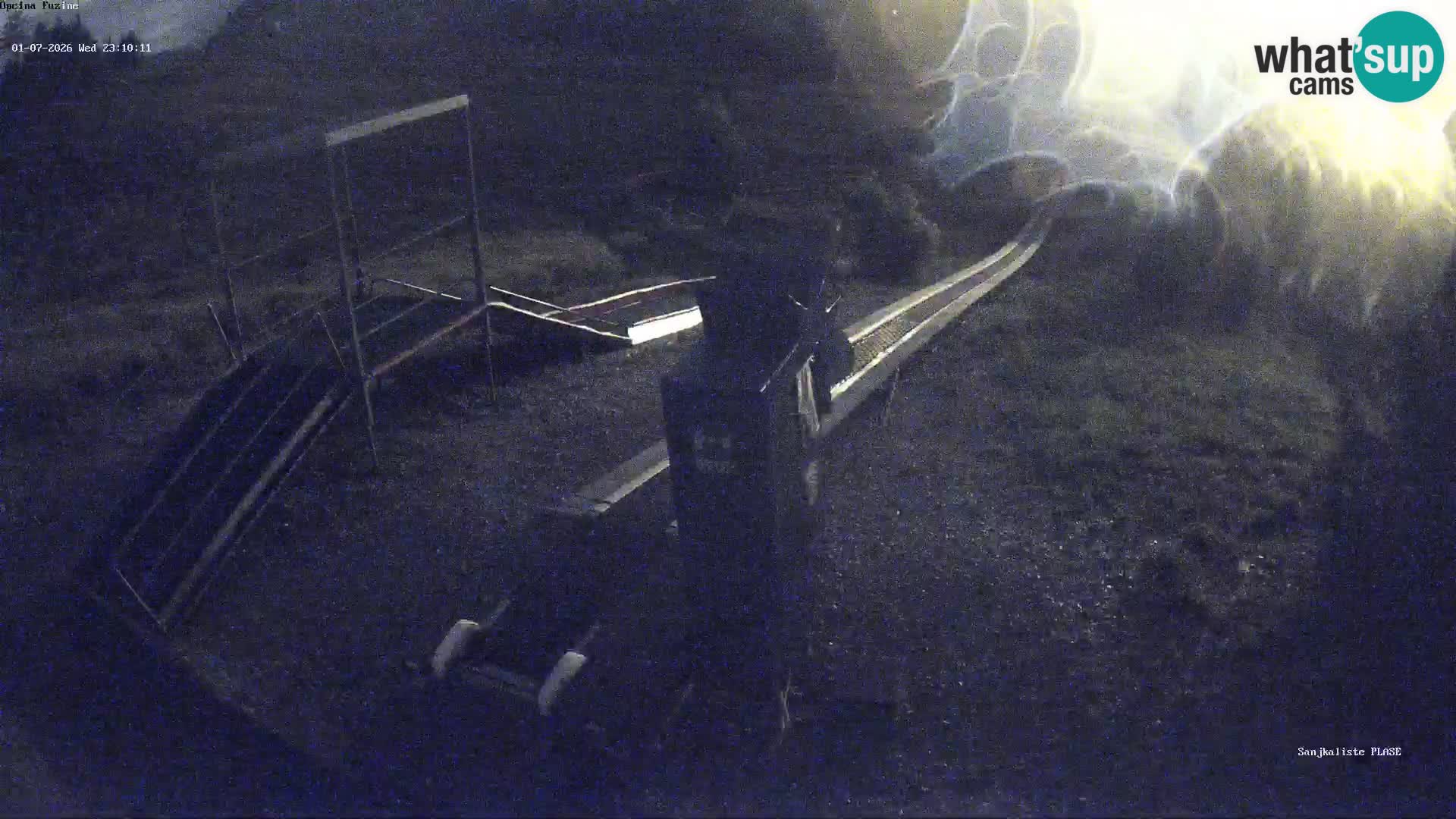 Live webcam Fužine toboggan run – Croatia