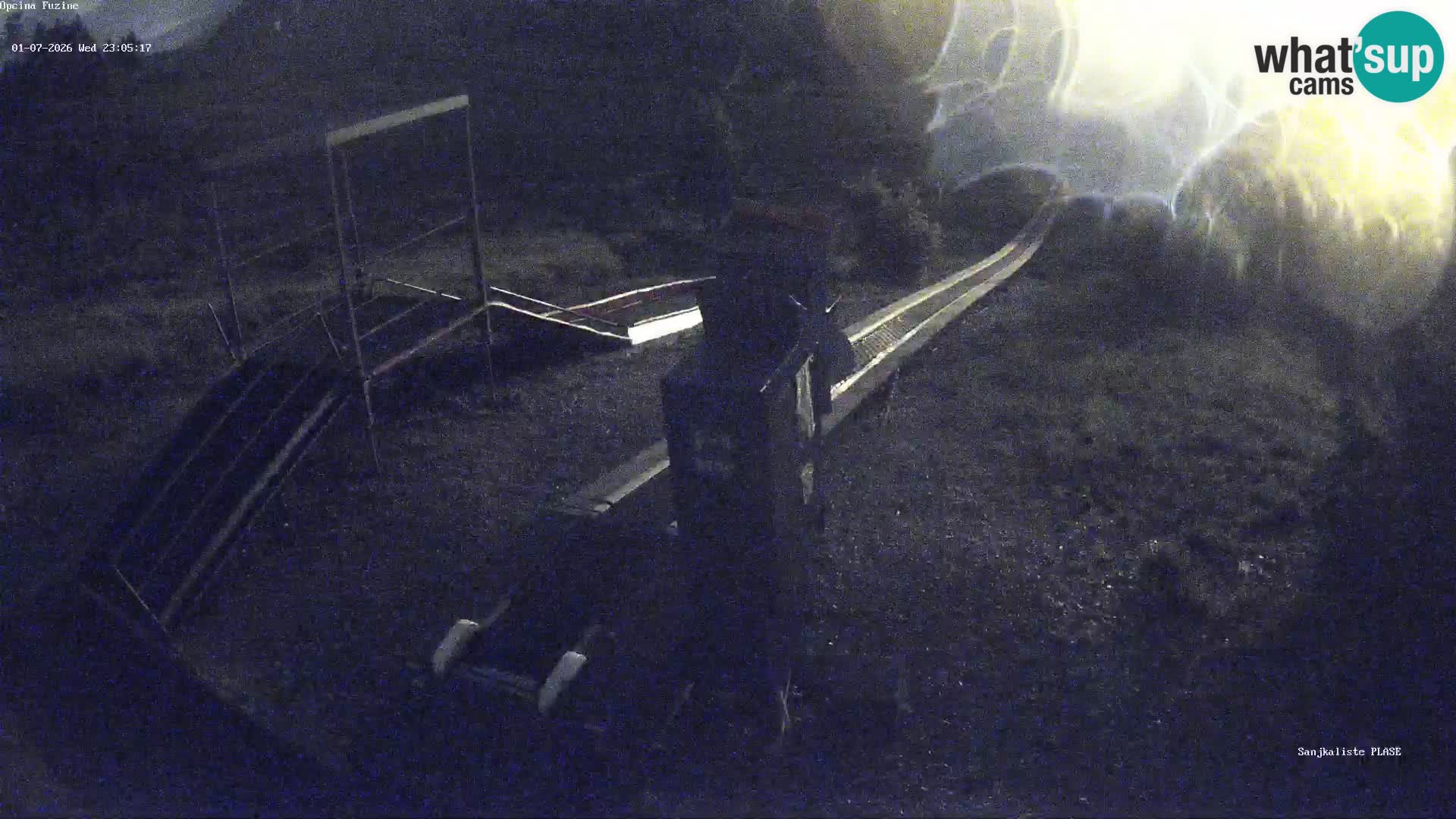 Webcam en vivo Pista de trineo Fužine – Croacia