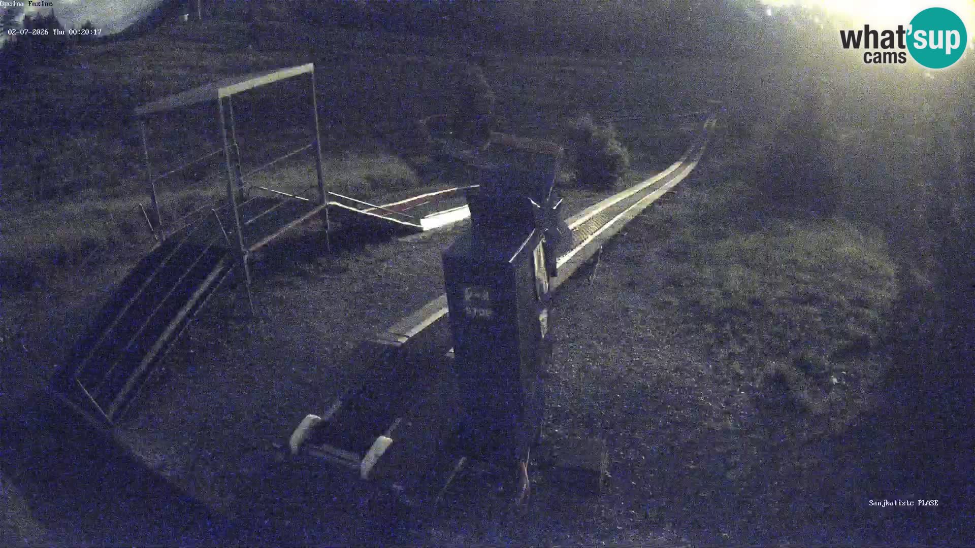 Live webcam Fužine toboggan run – Croatia