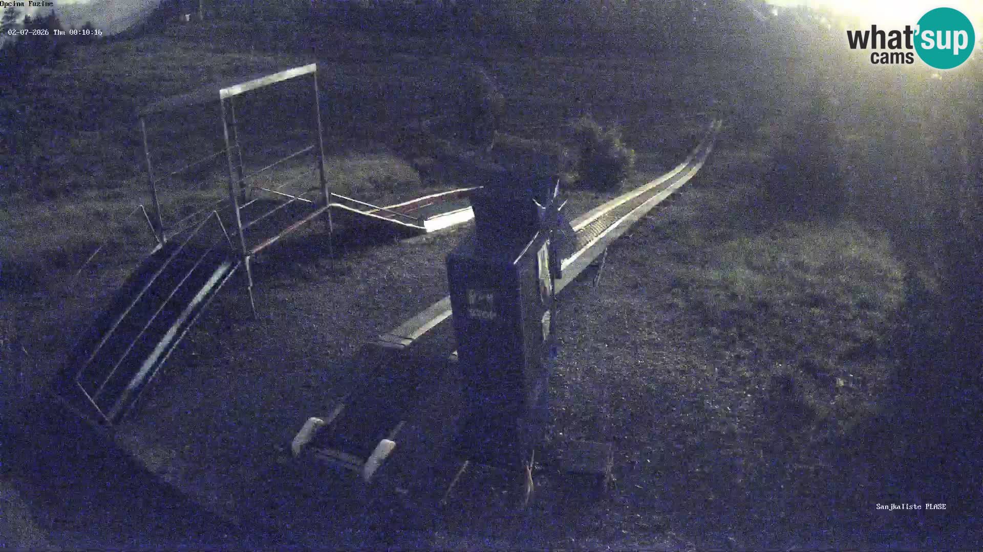 Webcam en vivo Pista de trineo Fužine – Croacia