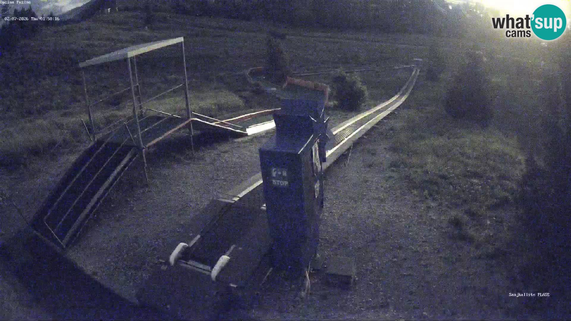 Live webcam Fužine toboggan run – Croatia