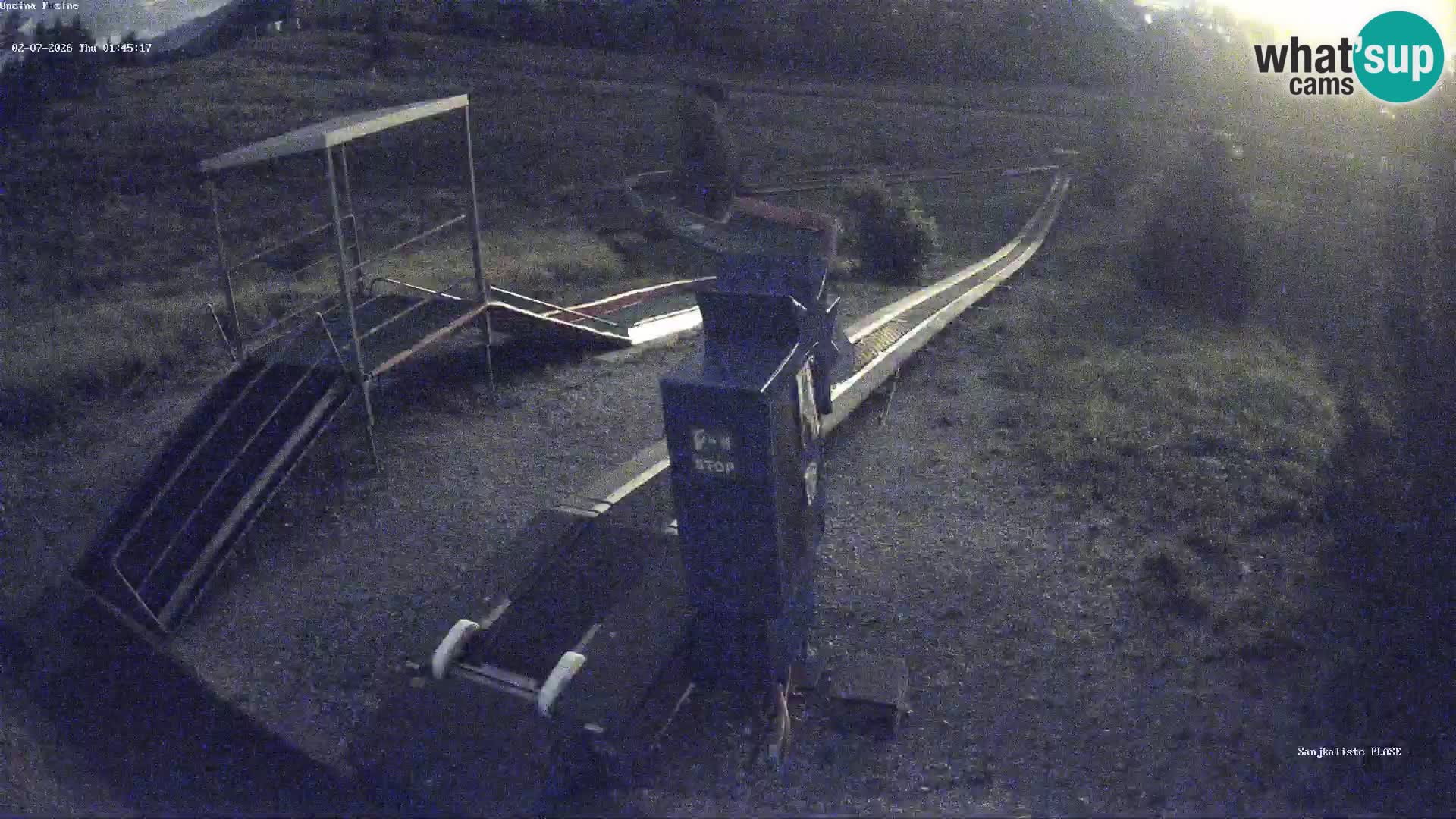 Live webcam Pista da slittino Fužine – Croazia