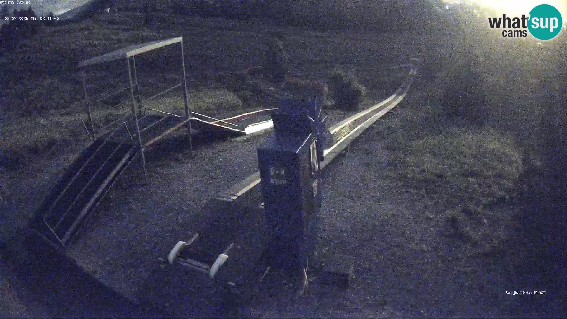 Webcam en direct Piste de luge de Fužine – Croatie