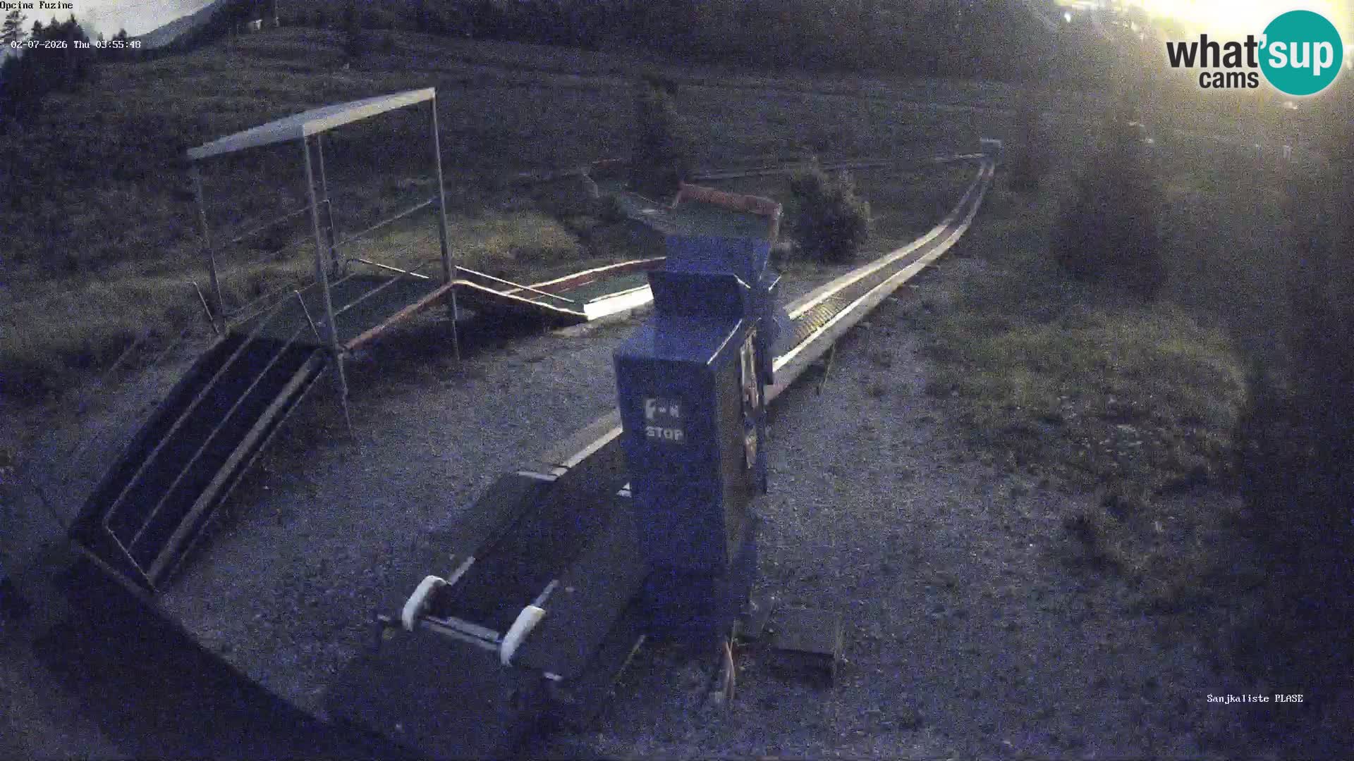 Live webcam Fužine toboggan run – Croatia