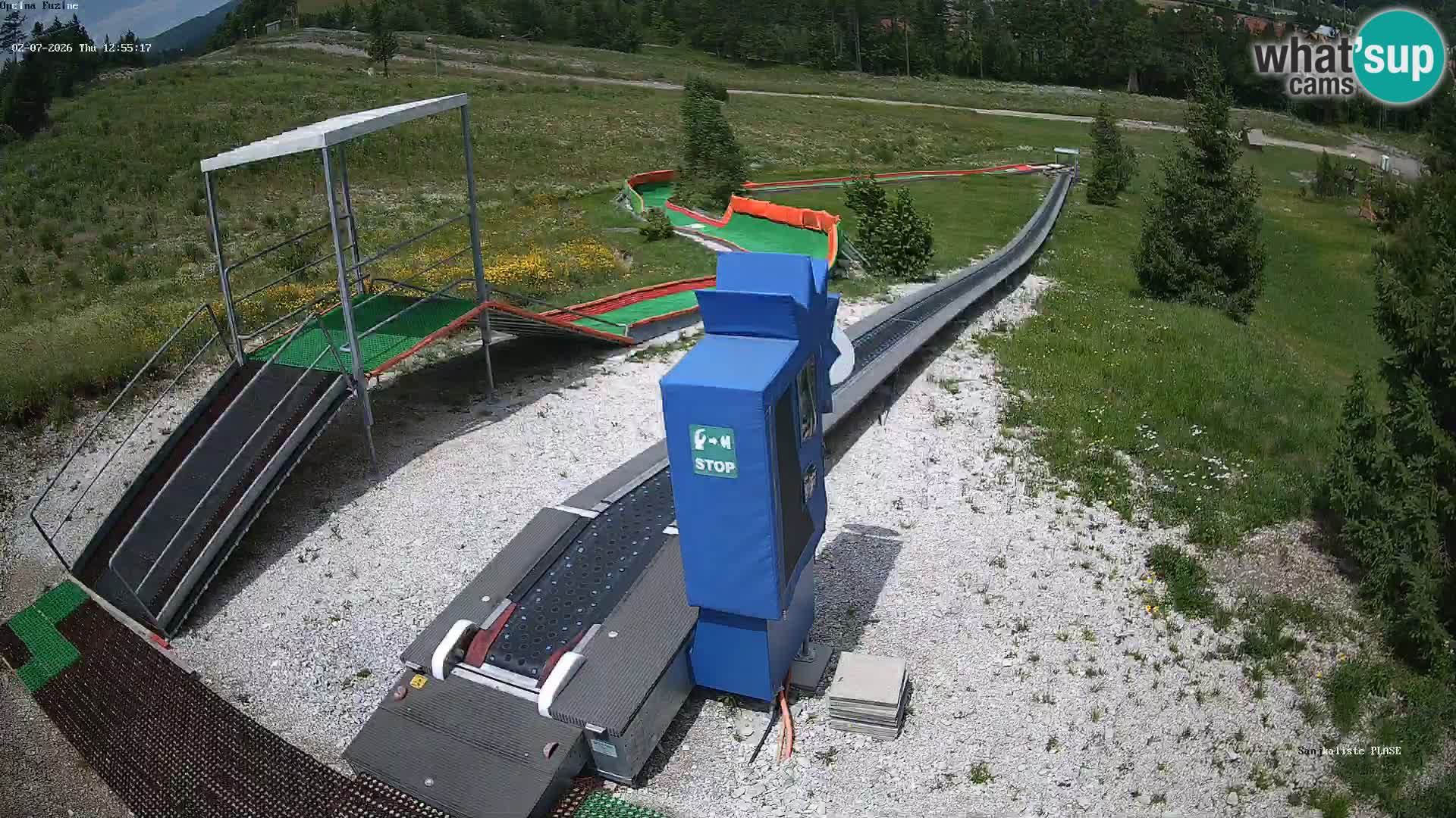 Live webcam Fužine toboggan run – Croatia