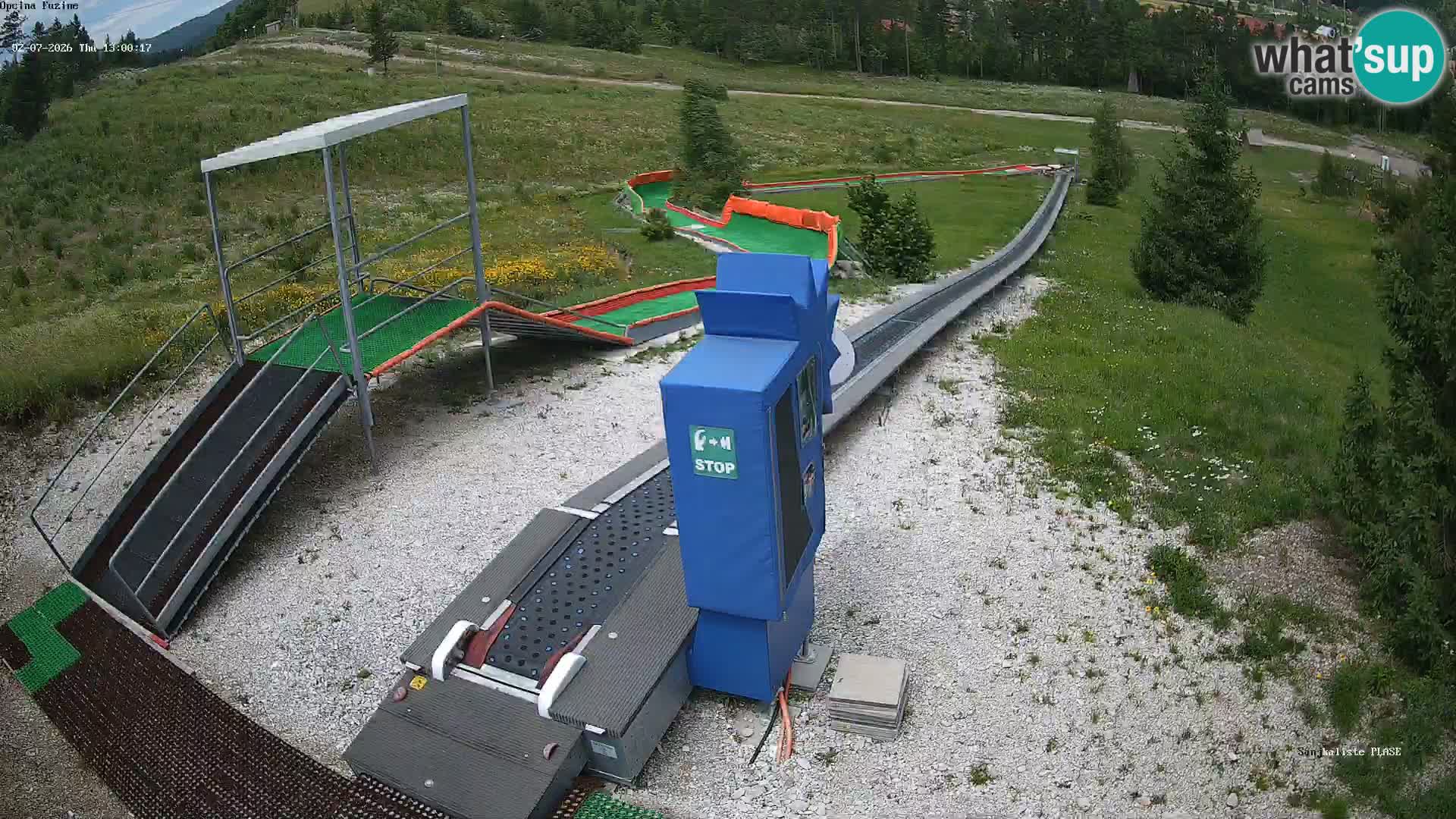 Webcam en vivo Pista de trineo Fužine – Croacia