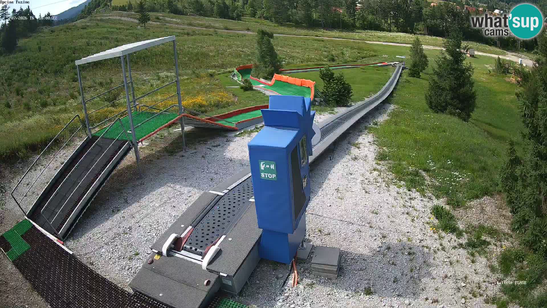 Live Webcam Rodelbahn Fužine – Kroatien