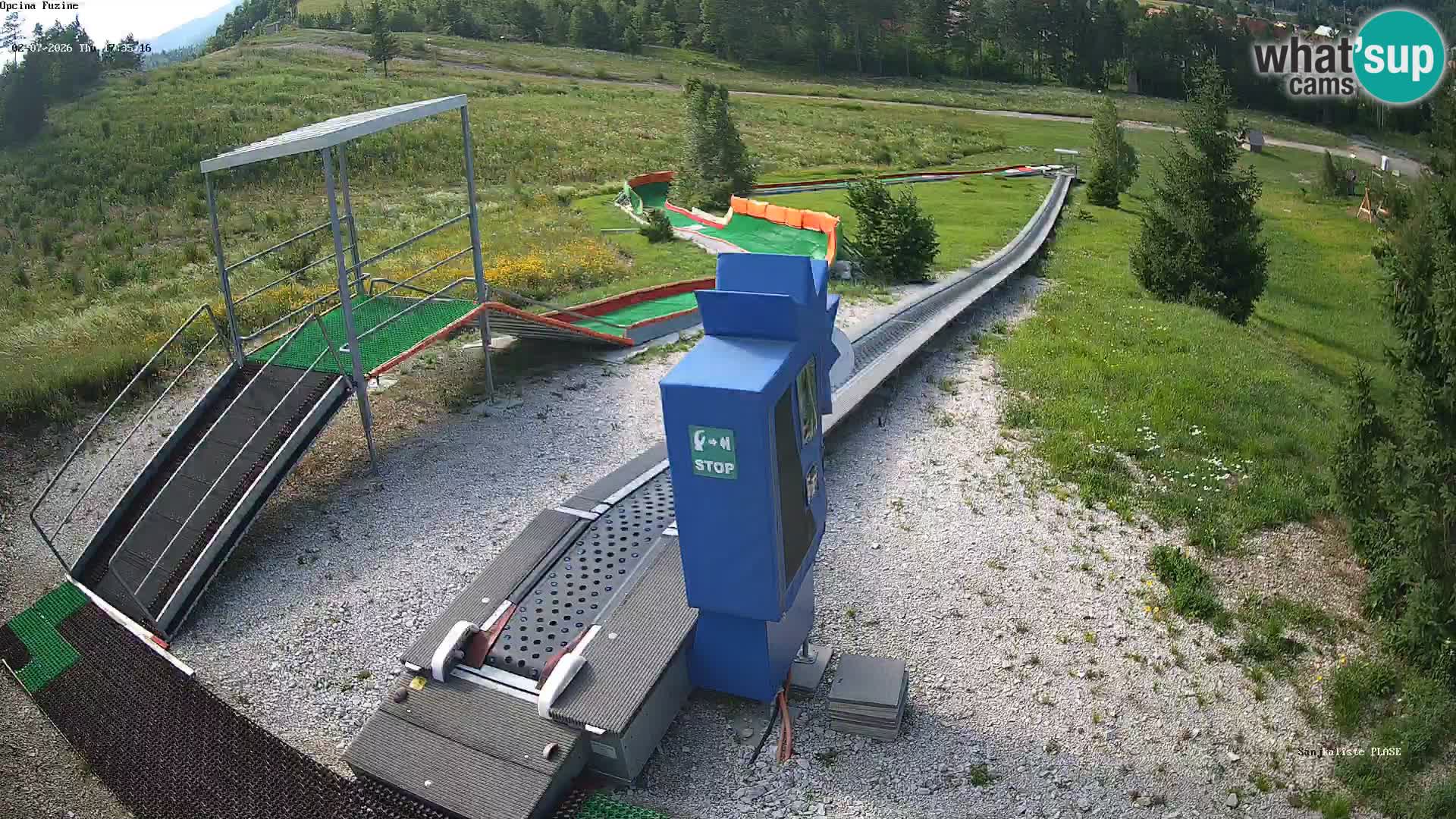 Live Webcam Rodelbahn Fužine – Kroatien