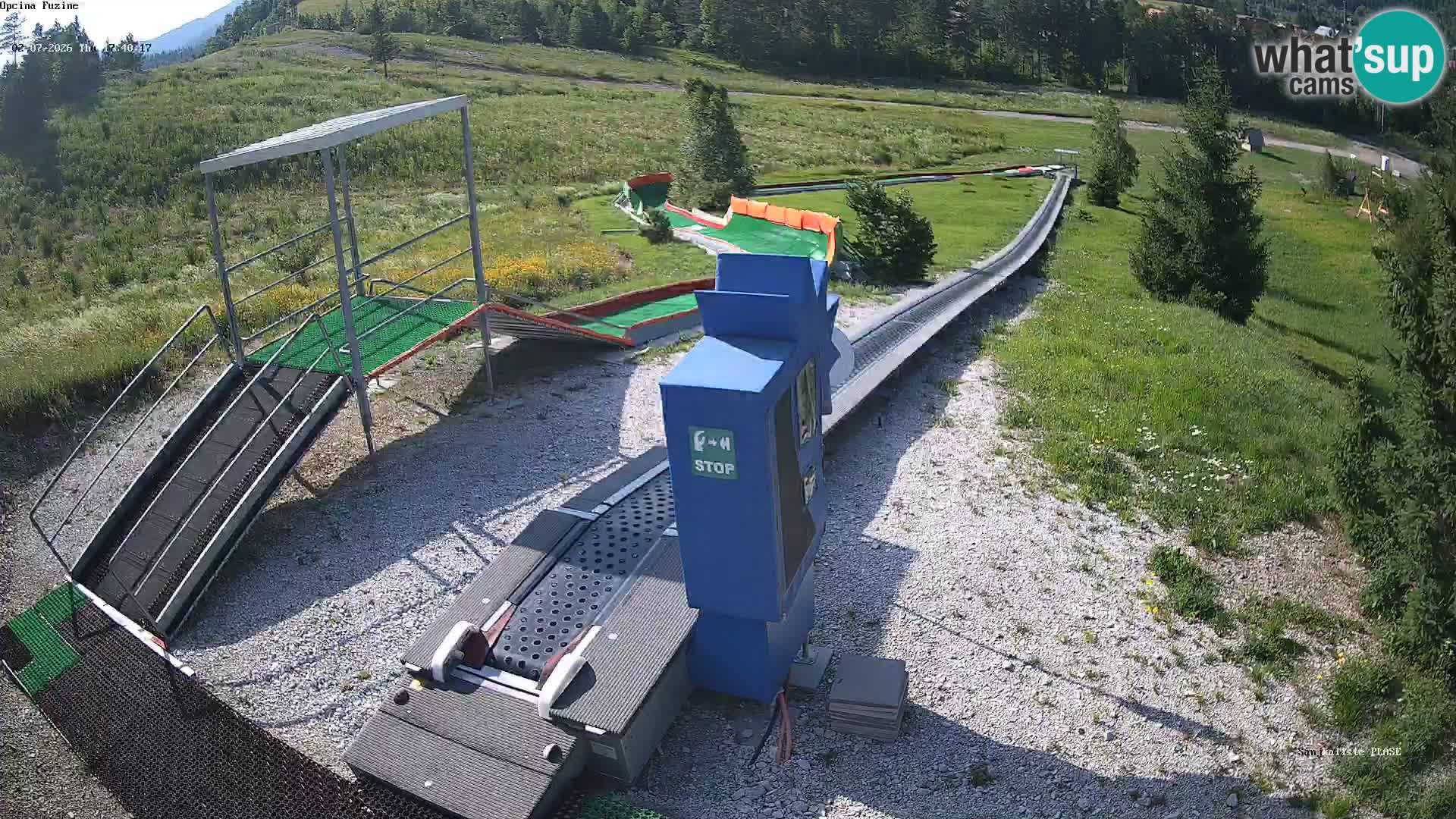 Webcam en direct Piste de luge de Fužine – Croatie