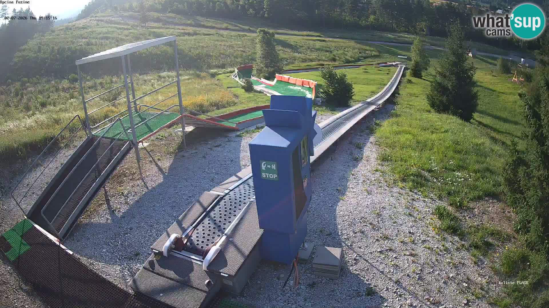 Webcam en direct Piste de luge de Fužine – Croatie