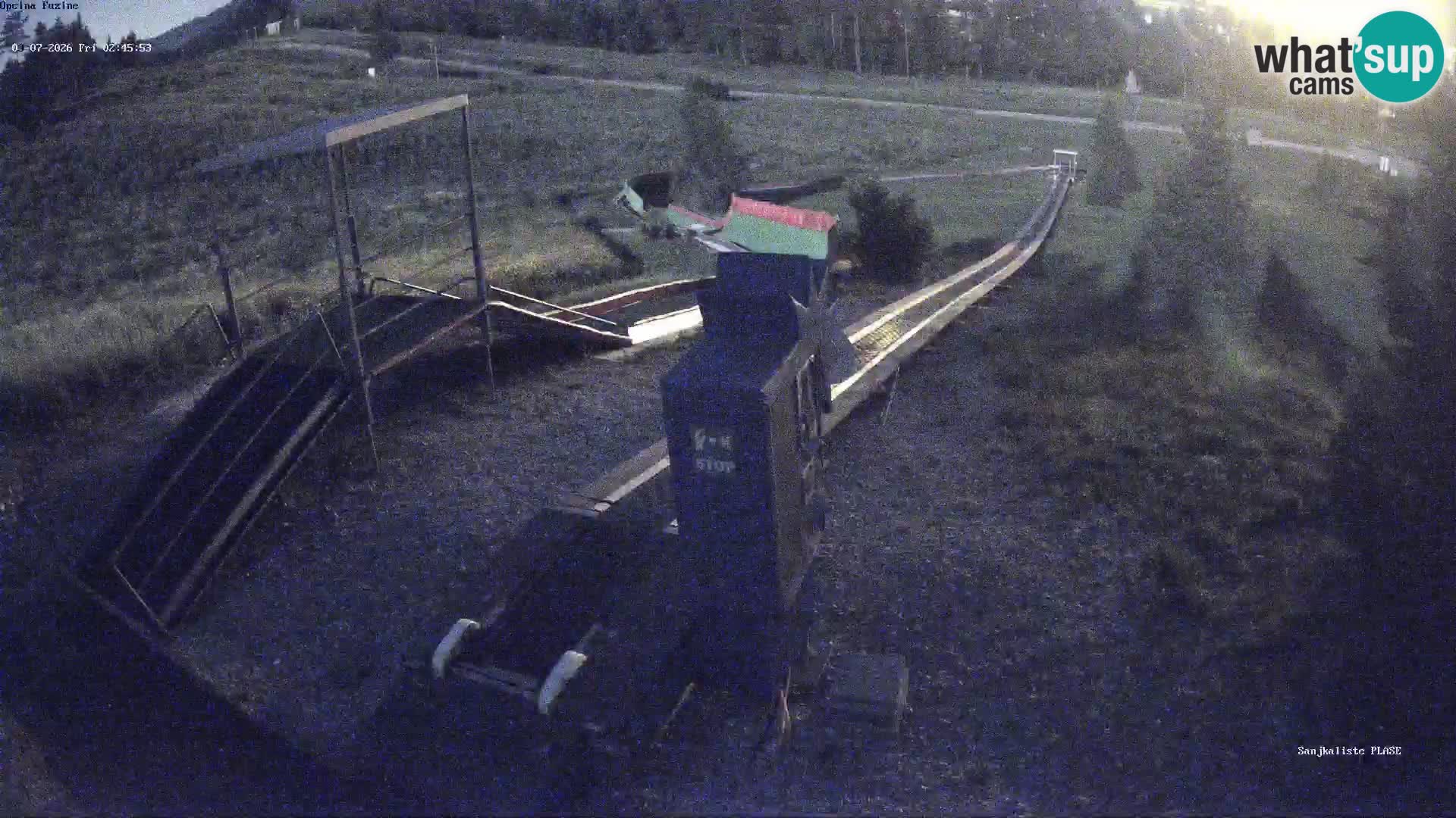 Live webcam Fužine toboggan run – Croatia