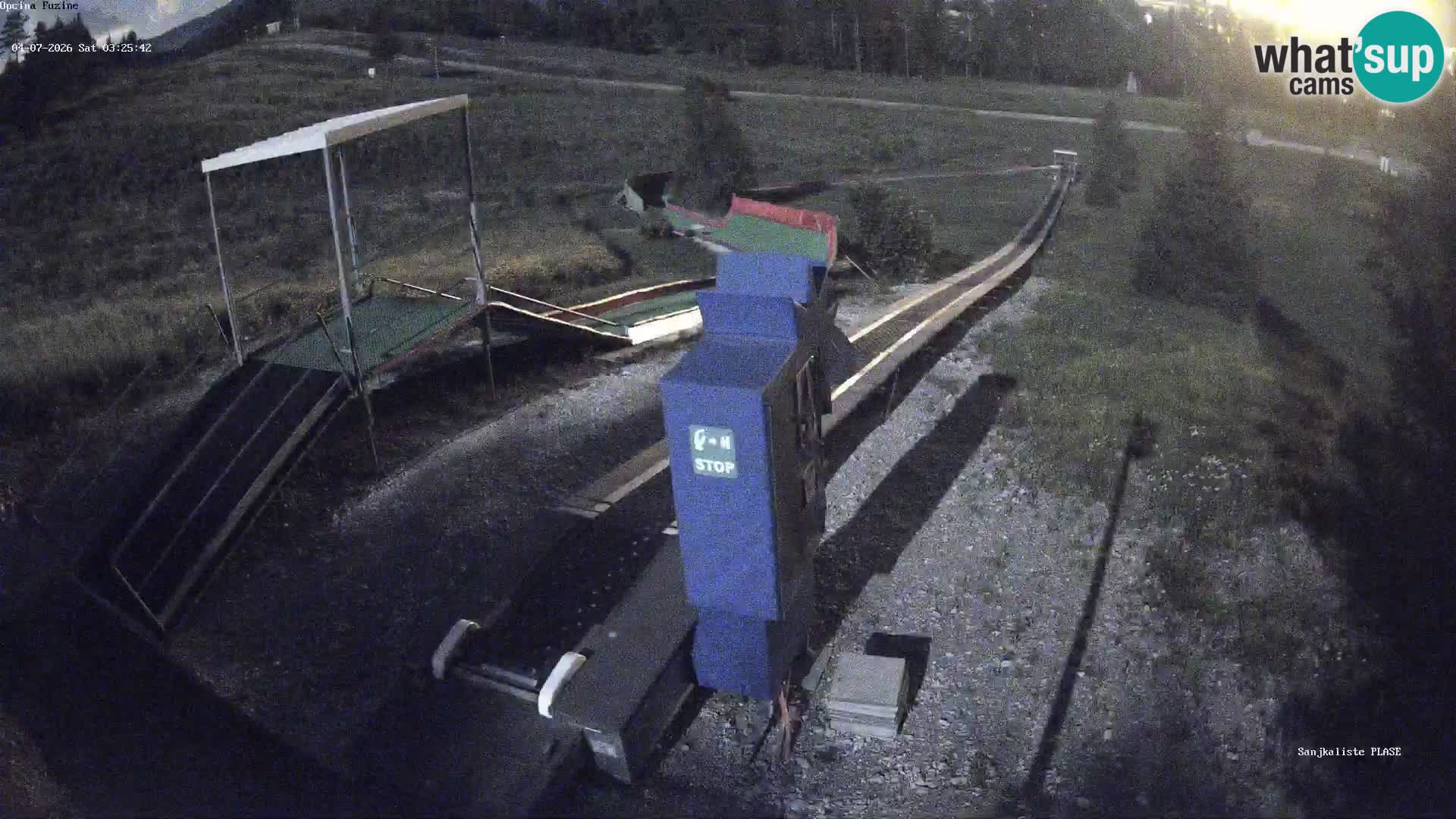 Live webcam Fužine toboggan run – Croatia