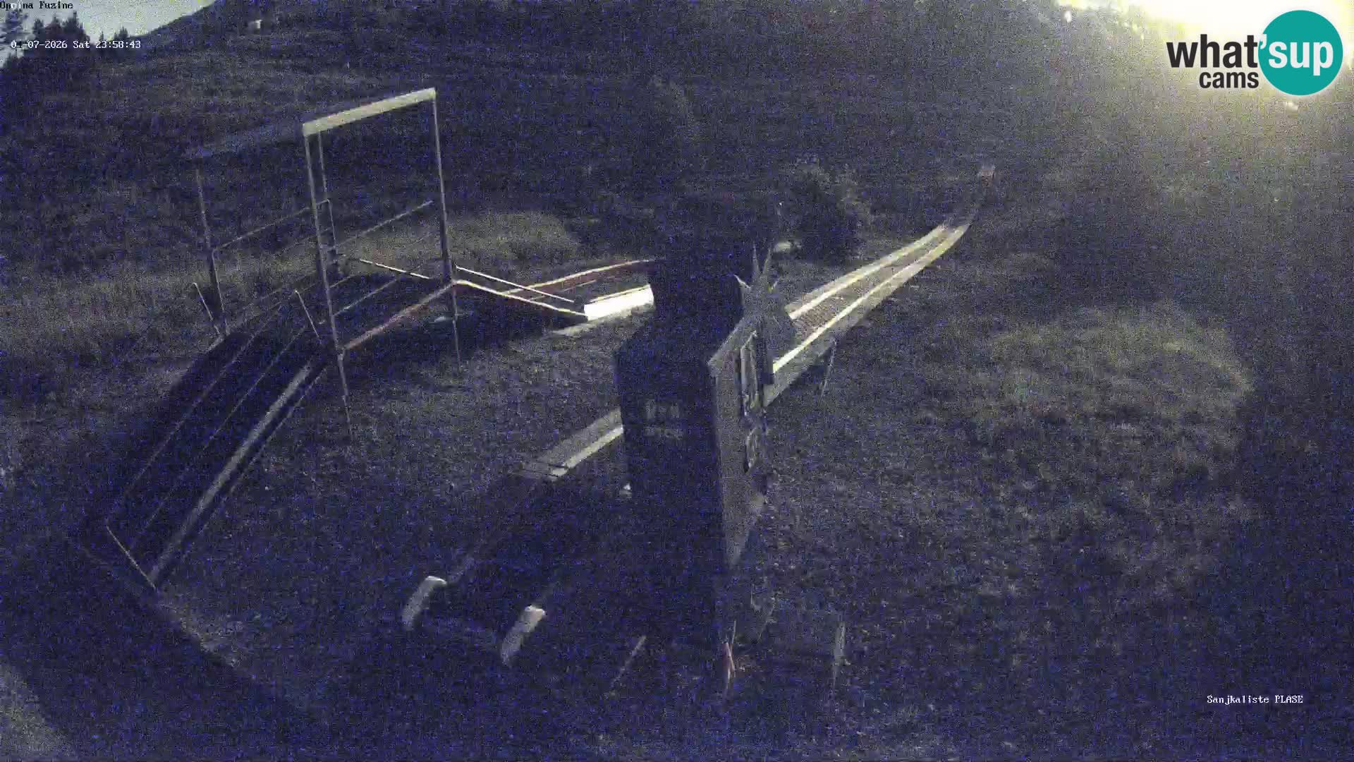 Live webcam Fužine toboggan run – Croatia