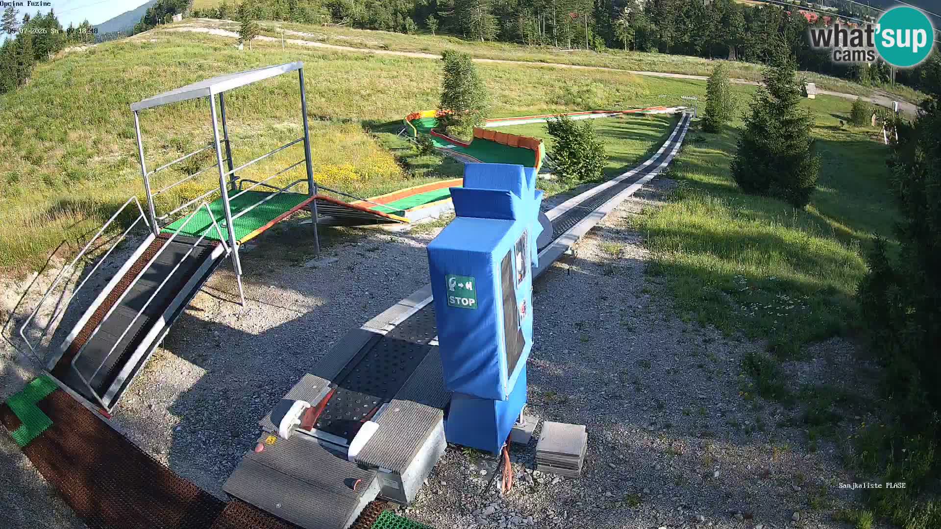 Webcam en vivo Pista de trineo Fužine – Croacia