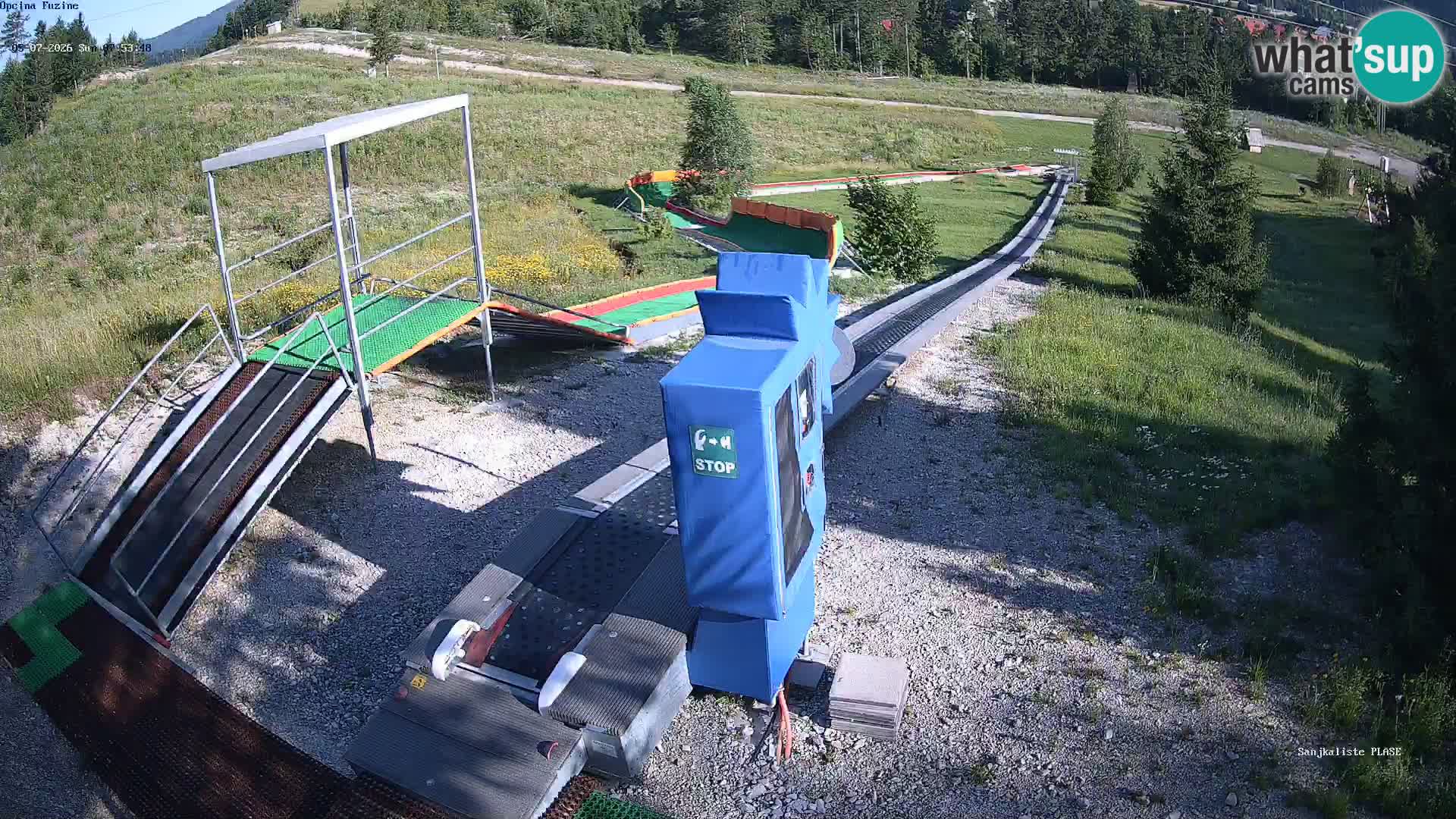 Spletna kamera v živo Sankališče Fužine – Hrvaška