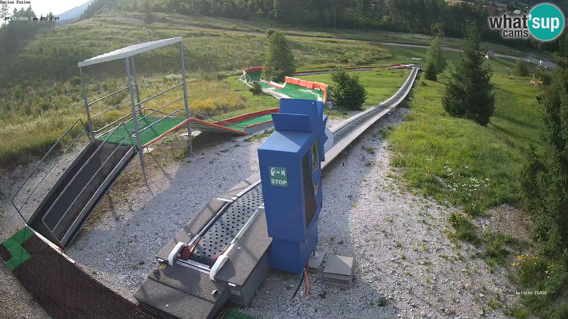 Webcam en direct Piste de luge de Fužine – Croatie