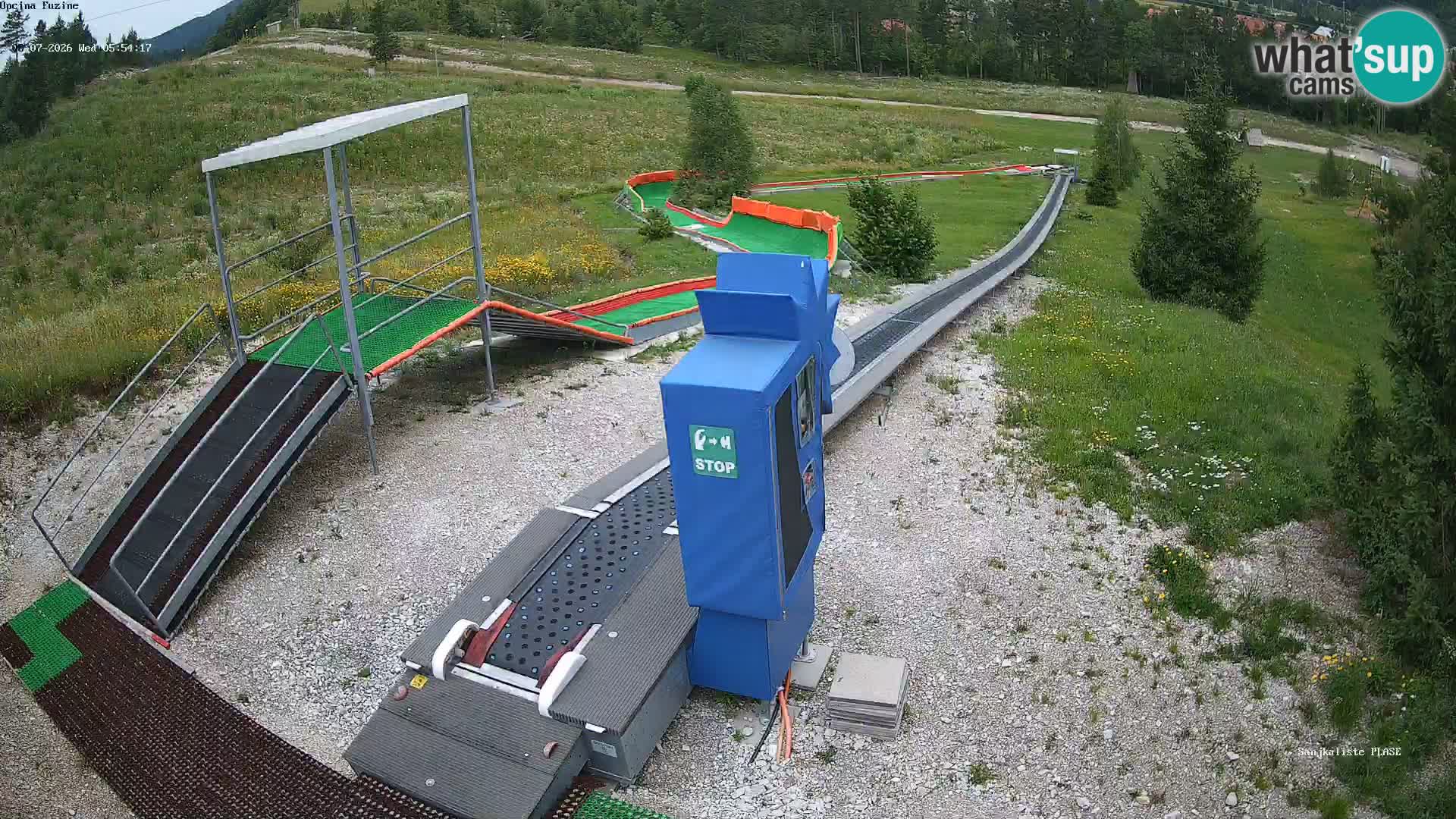 Webcam en vivo Pista de trineo Fužine – Croacia