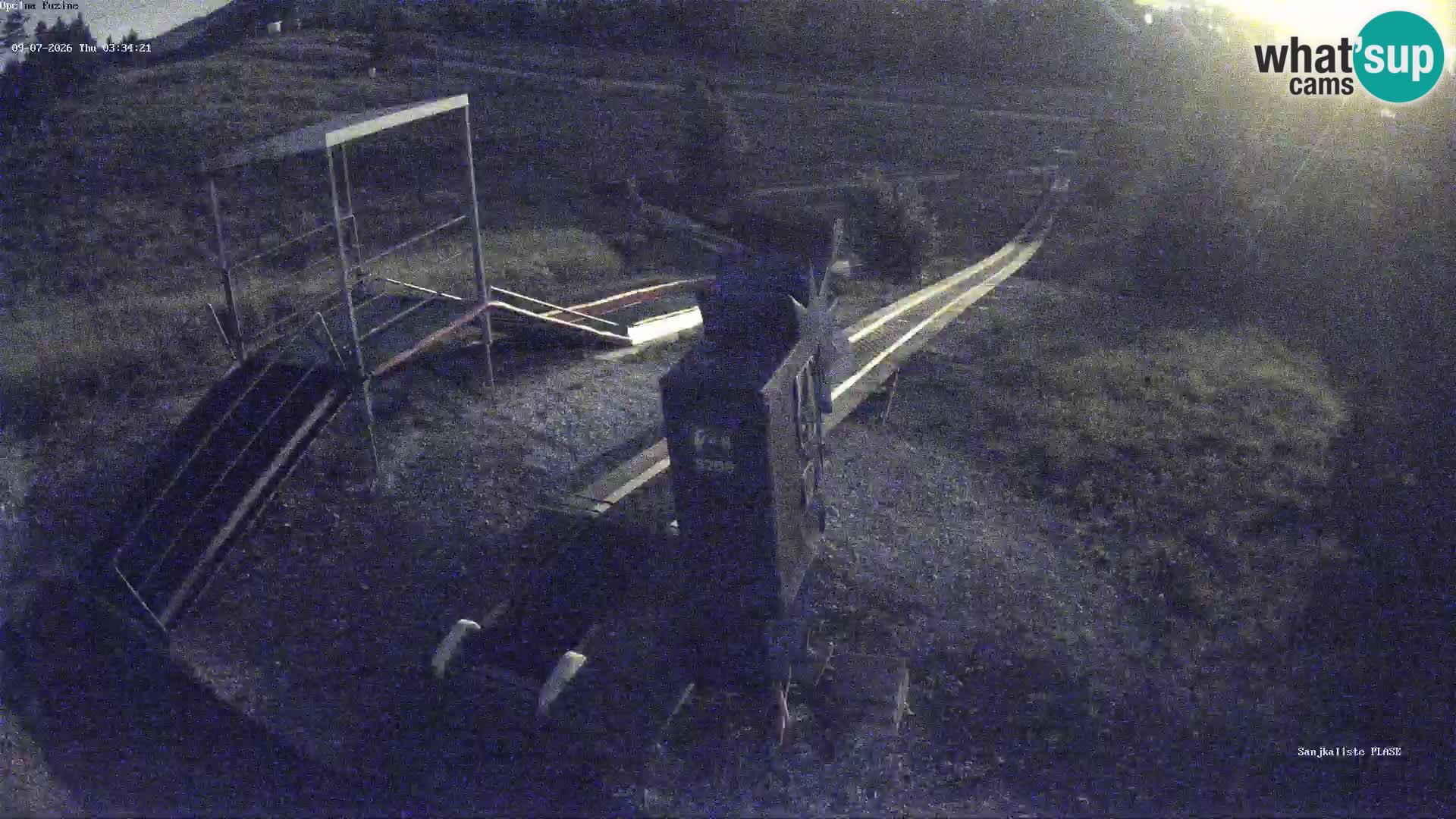 Live webcam Fužine toboggan run – Croatia