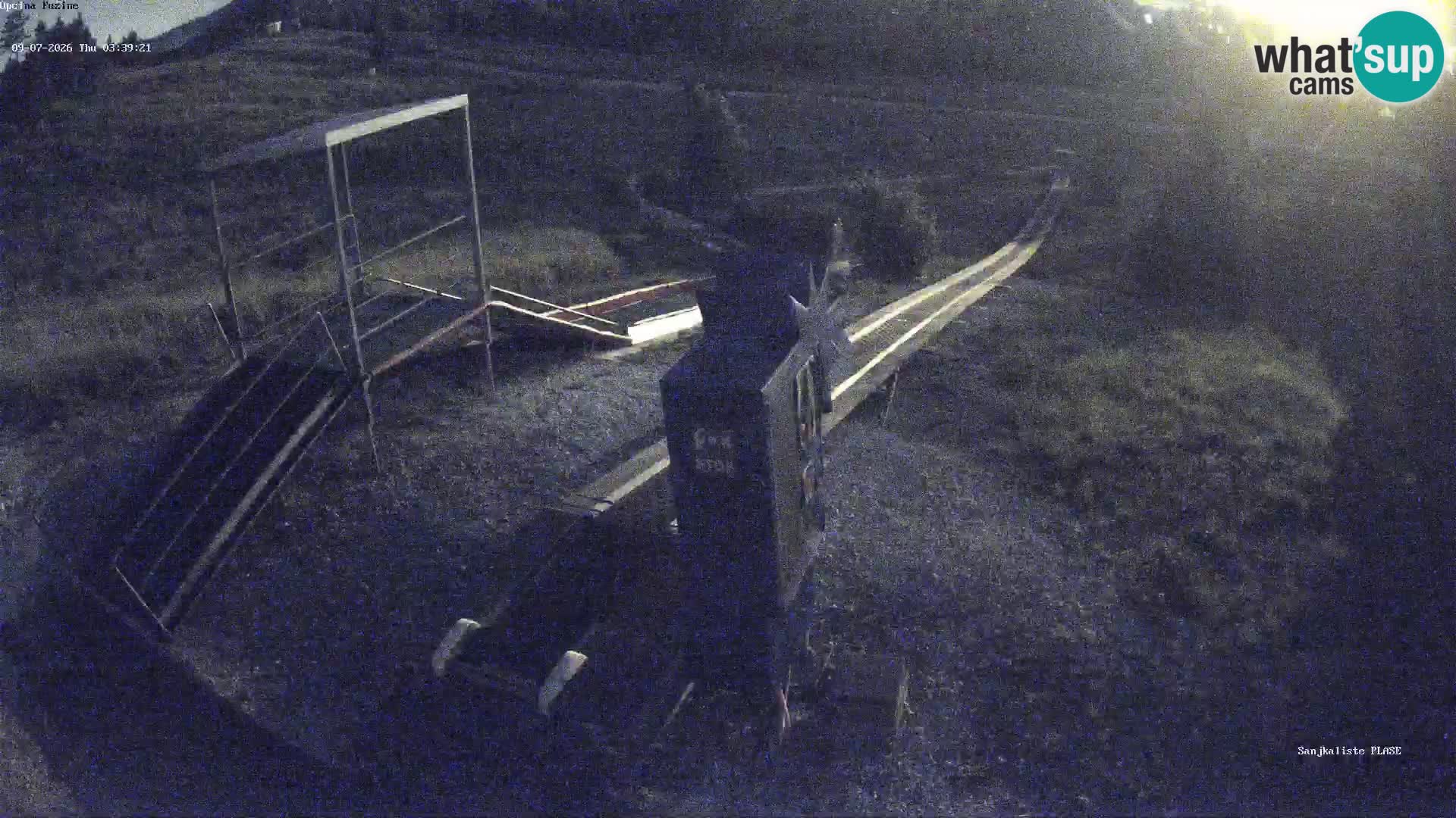Live webcam Pista da slittino Fužine – Croazia