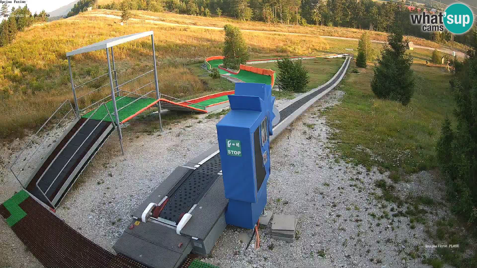 Webcam en direct Piste de luge de Fužine – Croatie