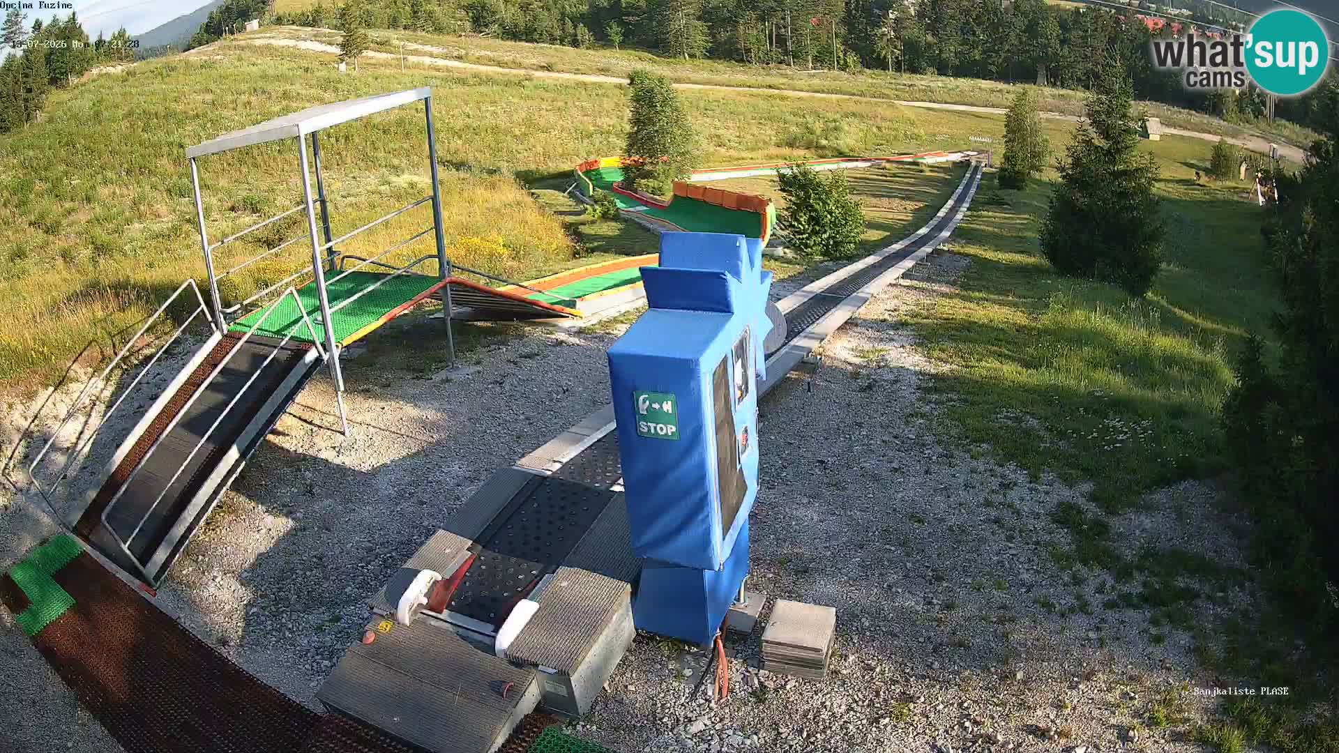 Webcam en vivo Pista de trineo Fužine – Croacia