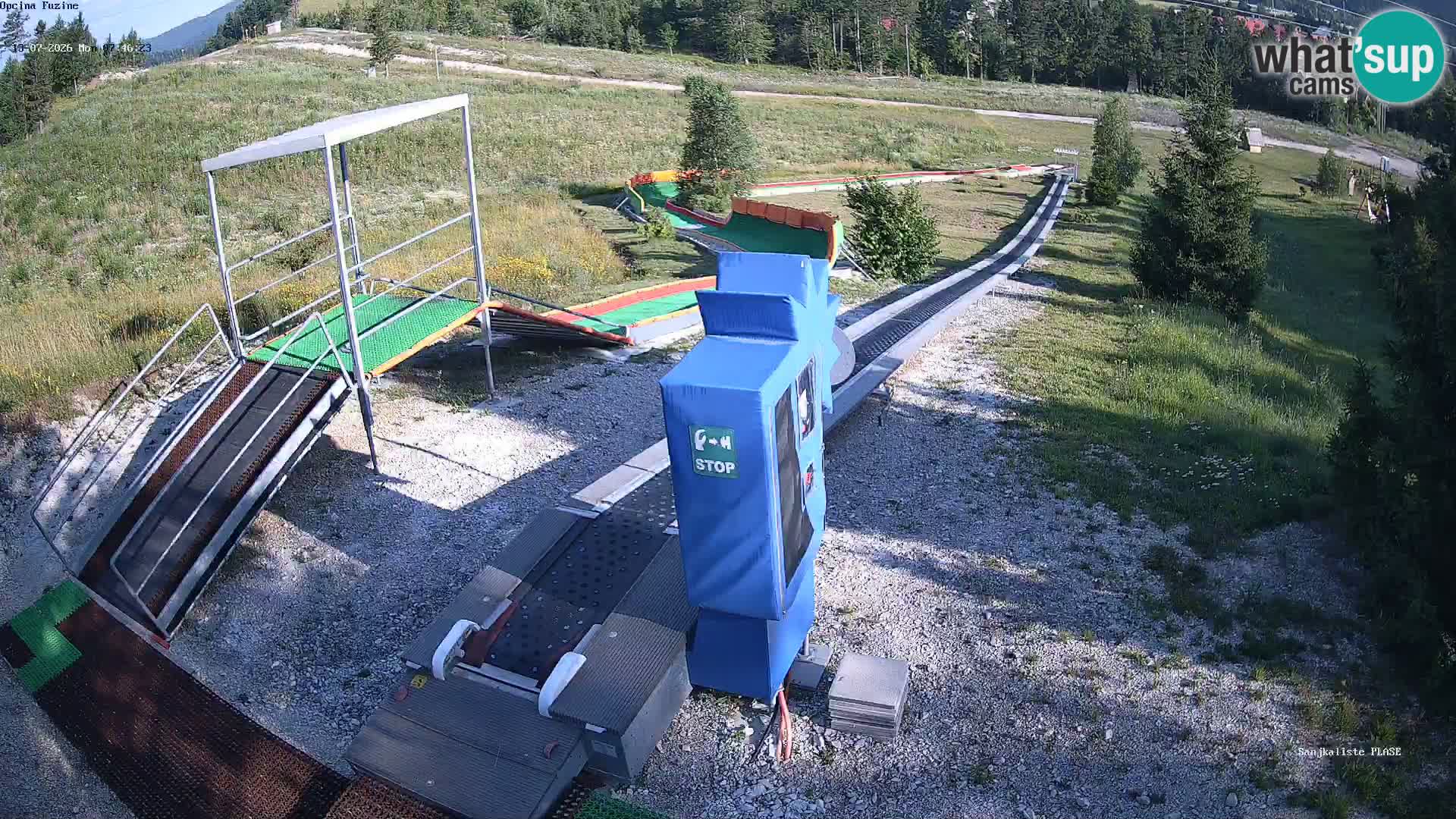 Webcam en vivo Pista de trineo Fužine – Croacia