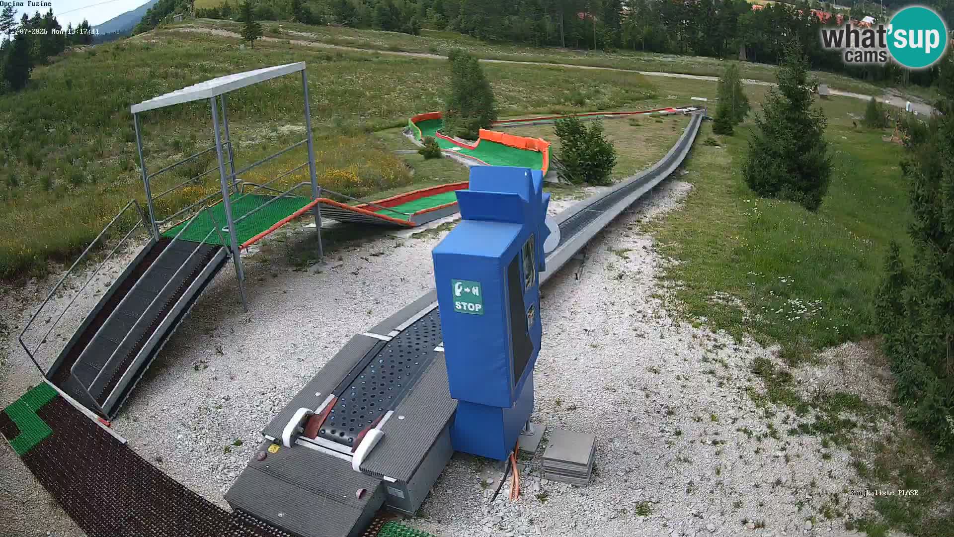 Webcam en vivo Pista de trineo Fužine – Croacia